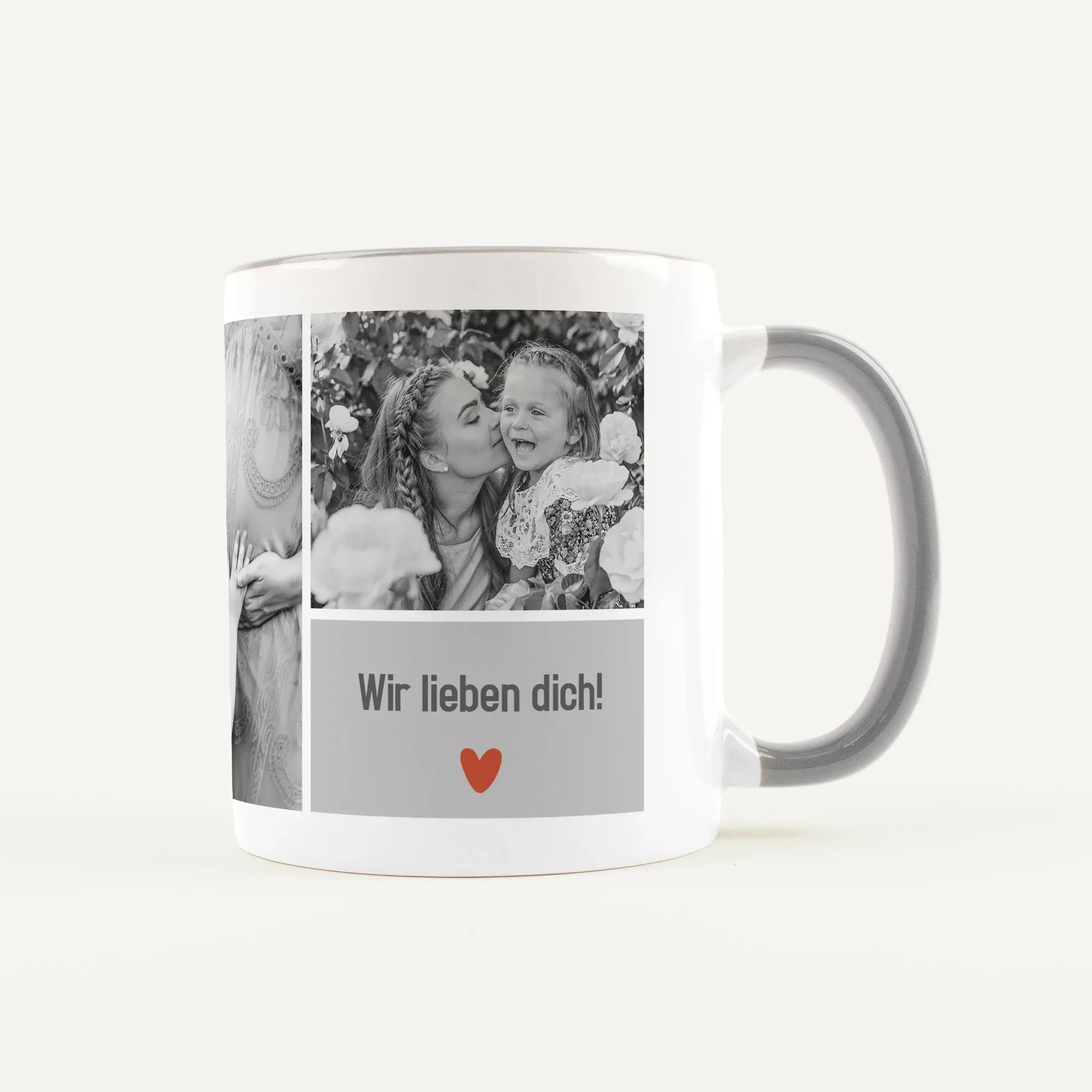 Tasse Foto Liebe-Keramik Tasse-famprints-Tasse Foto Liebe ist mehr als nur ein Becher – sie ist deine persönliche Erinnerung für jeden Tag. Bei famprints gestaltest du deine Fototasse ganz einfach selbst und machst aus vier Lieblingsbildern ein individuel