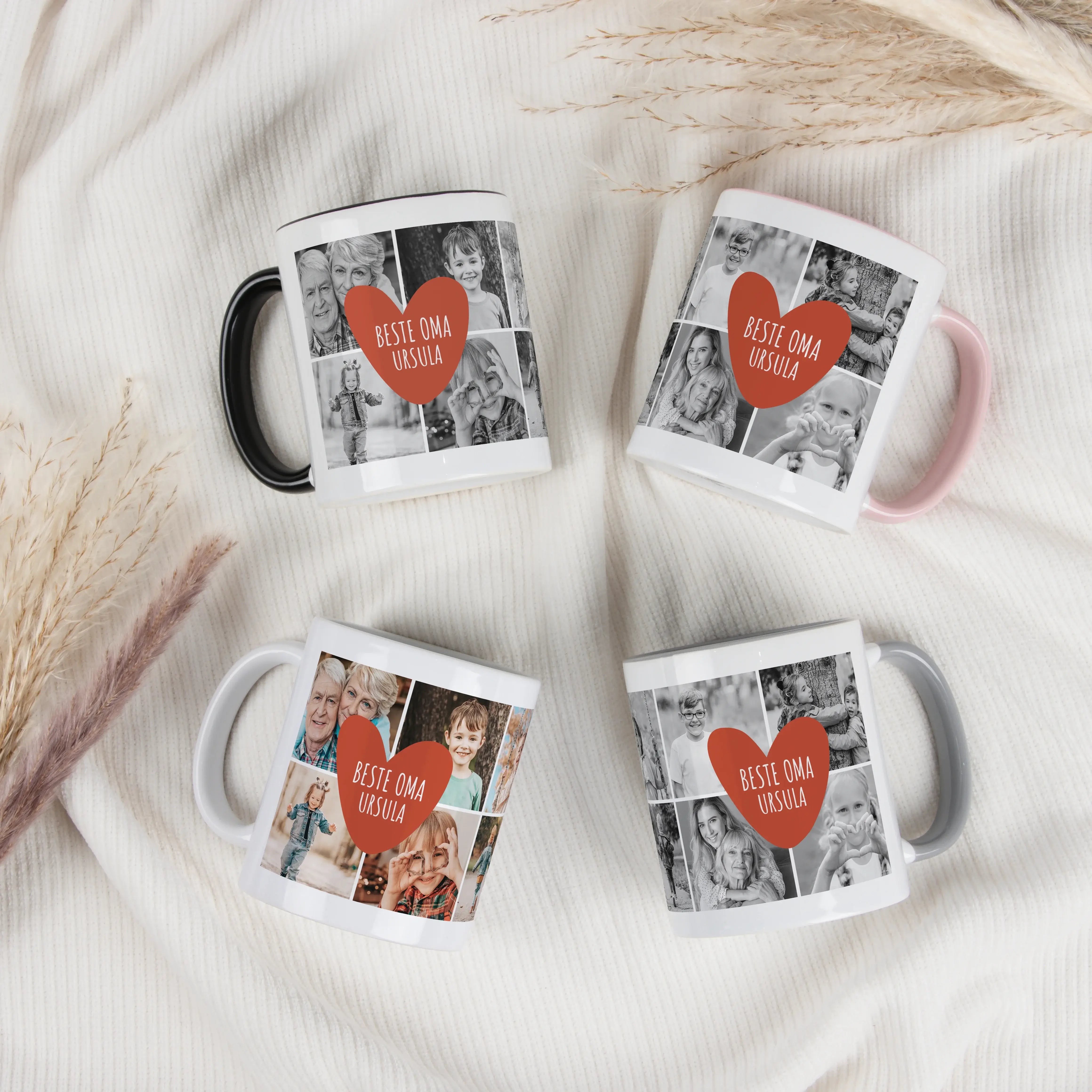 Tasse Foto beste Oma-Keramik Tasse-famprints-Die Tasse Foto beste Oma ist mehr als nur eine Fototasse – sie ist ein persönliches Geschenk für deine Oma, das ihr jeden Tag ein Lächeln ins Gesicht zaubert. Du gestaltest die Keramiktasse ganz einfach mit bis