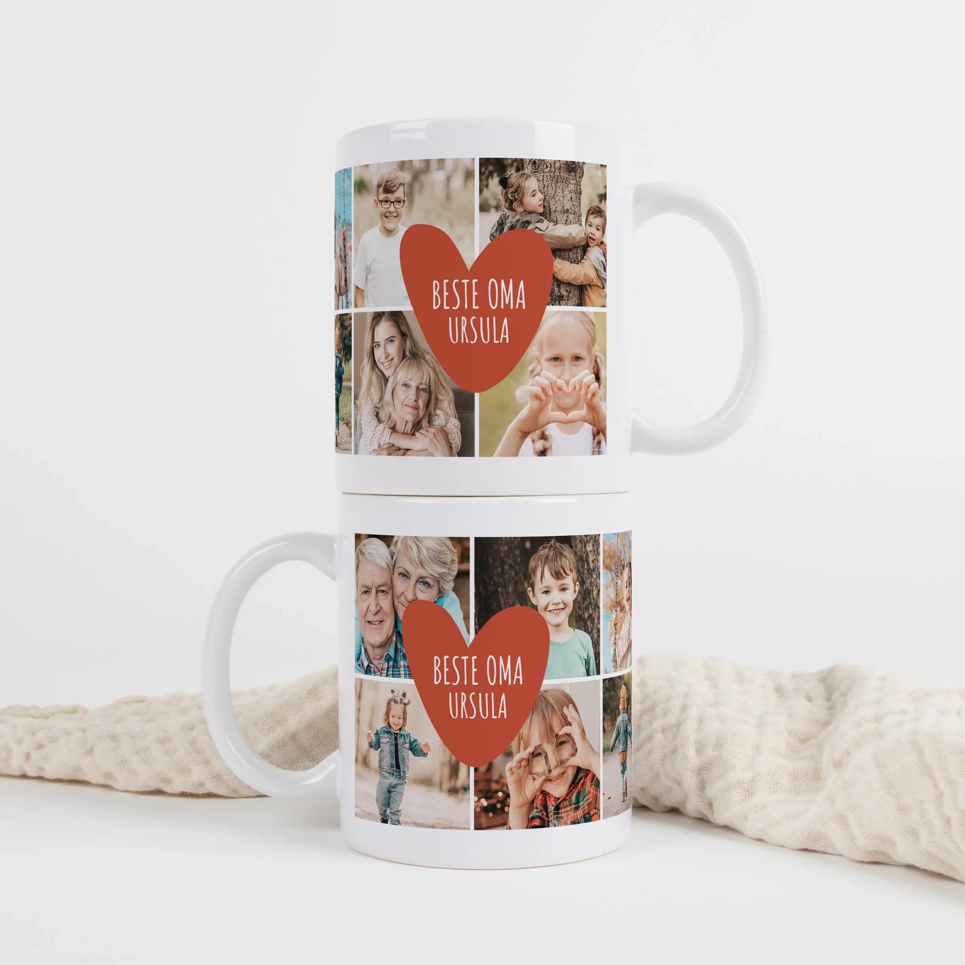Tasse Foto beste Oma-Keramik Tasse-famprints-Die Tasse Foto beste Oma ist mehr als nur eine Fototasse – sie ist ein persönliches Geschenk für deine Oma, das ihr jeden Tag ein Lächeln ins Gesicht zaubert. Du gestaltest die Keramiktasse ganz einfach mit bis