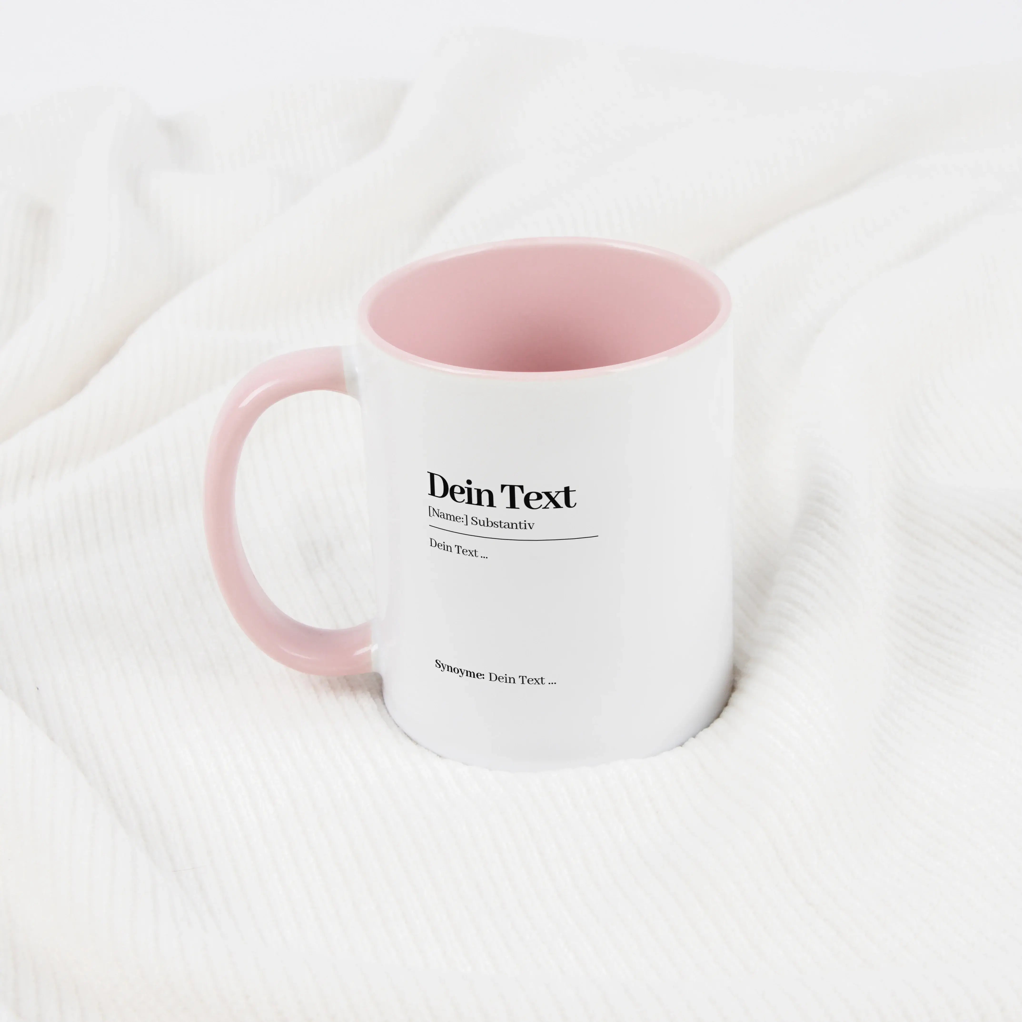 Eigener Text Definition Tasse-Keramik Tasse-famprints-Die Eigener Text Definition Tasse von famprints macht aus einer Tasse etwas, das wirklich zu dir und dem beschenkten Menschen passt. Du gestaltest deine eigene Definition im Stil eines Wörterbucheintra