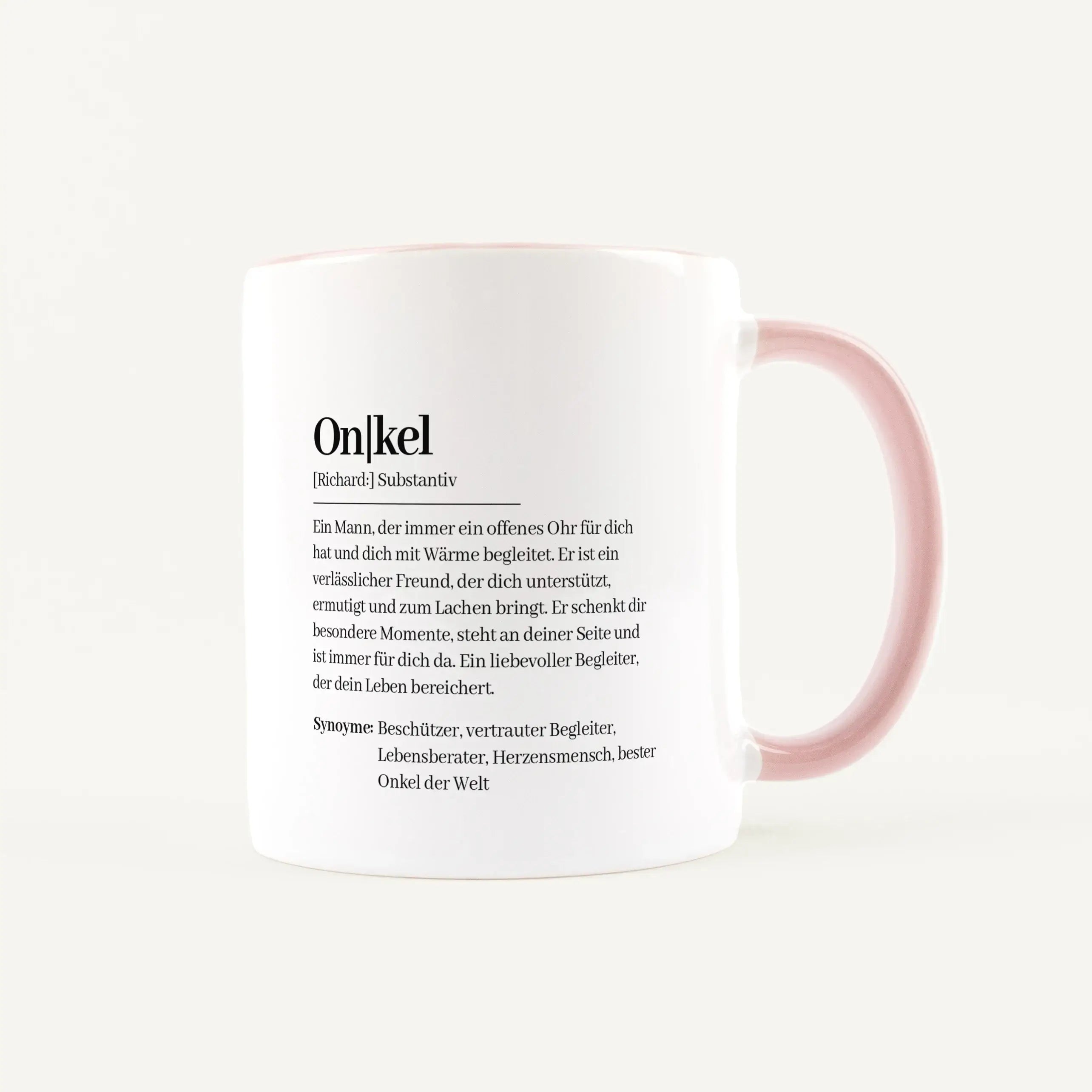 Tasse Definition Onkel-Keramik Tasse-famprints-Die Tasse Definition Onkel von famprints ist eine persönliche Geschenkidee für einen Menschen, der im Alltag einfach dazugehört. Das Design im Duden Stil beschreibt deinen Onkel mit liebevollen Worten und wir