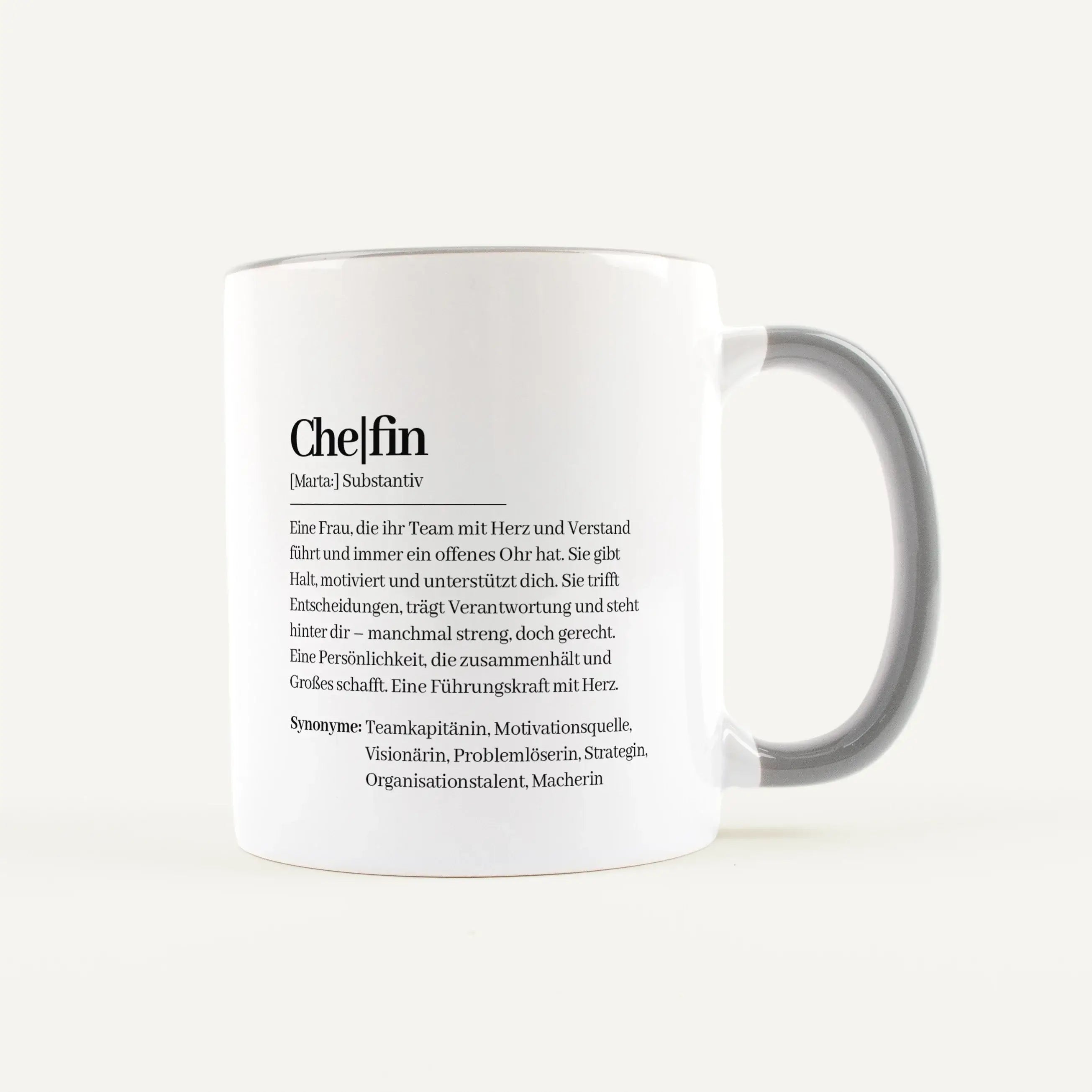 Tasse Definition Chefin