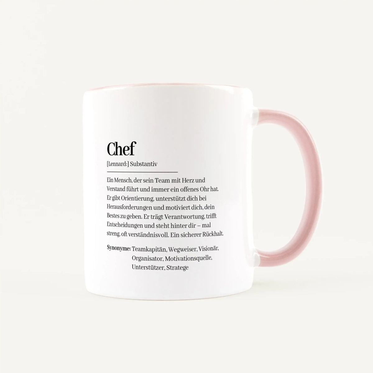 Tasse Definition Chef-Keramik Tasse-famprints-personalisiertes-Geschenk