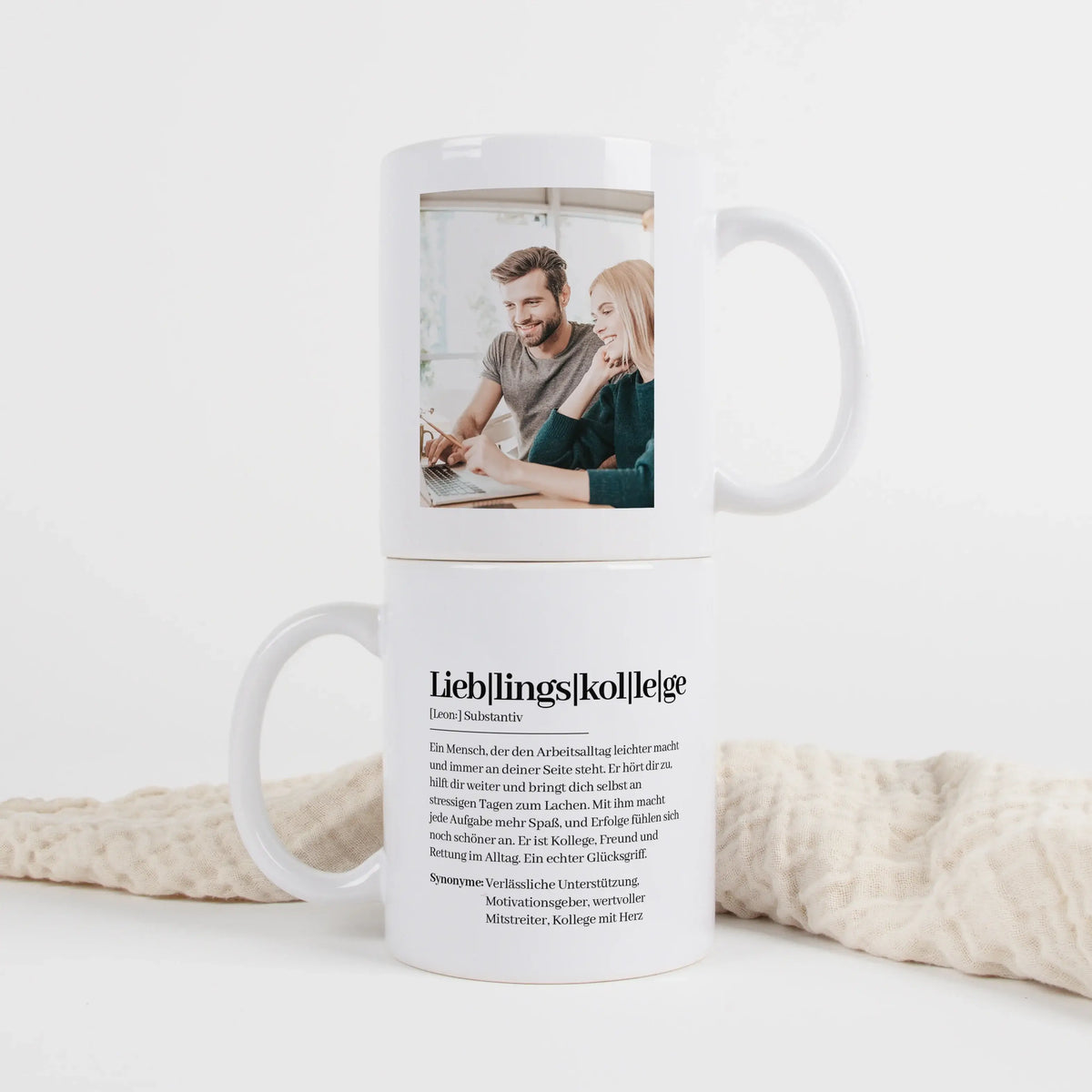 Tasse Definition Lieblingskollege - Keramik Tasse - Personalisiertes Geschenk Kollege Arbeitskollege
