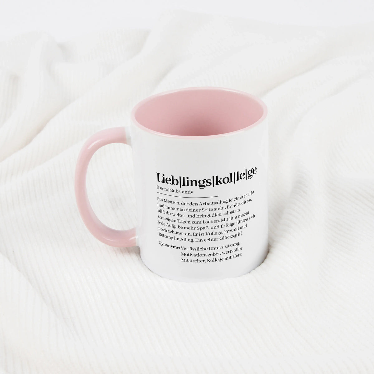 Tasse Definition Lieblingskollege - Keramik Tasse - Personalisiertes Geschenk Kollege Arbeitskollege