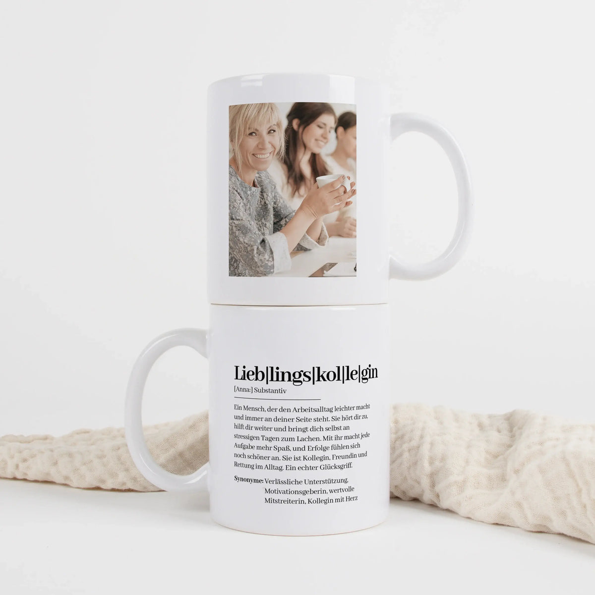 Tasse Definition Lieblingskollegin - Keramik Tasse - Personalisiertes Geschenk Kollegin Arbeitskollegin