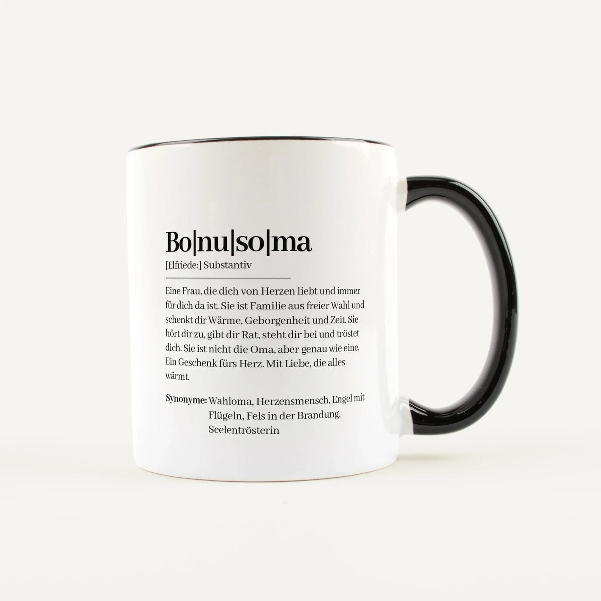 Keramik Tasse - Tasse Definition Bonusoma - Personalisiertes Geschenk