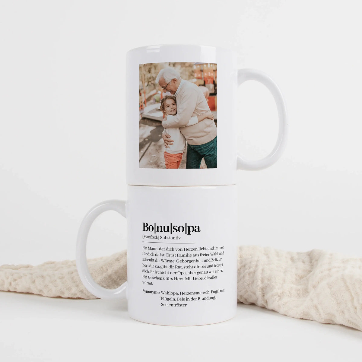Keramik Tasse - Tasse Definition Bonusopa - Personalisiertes Geschenk