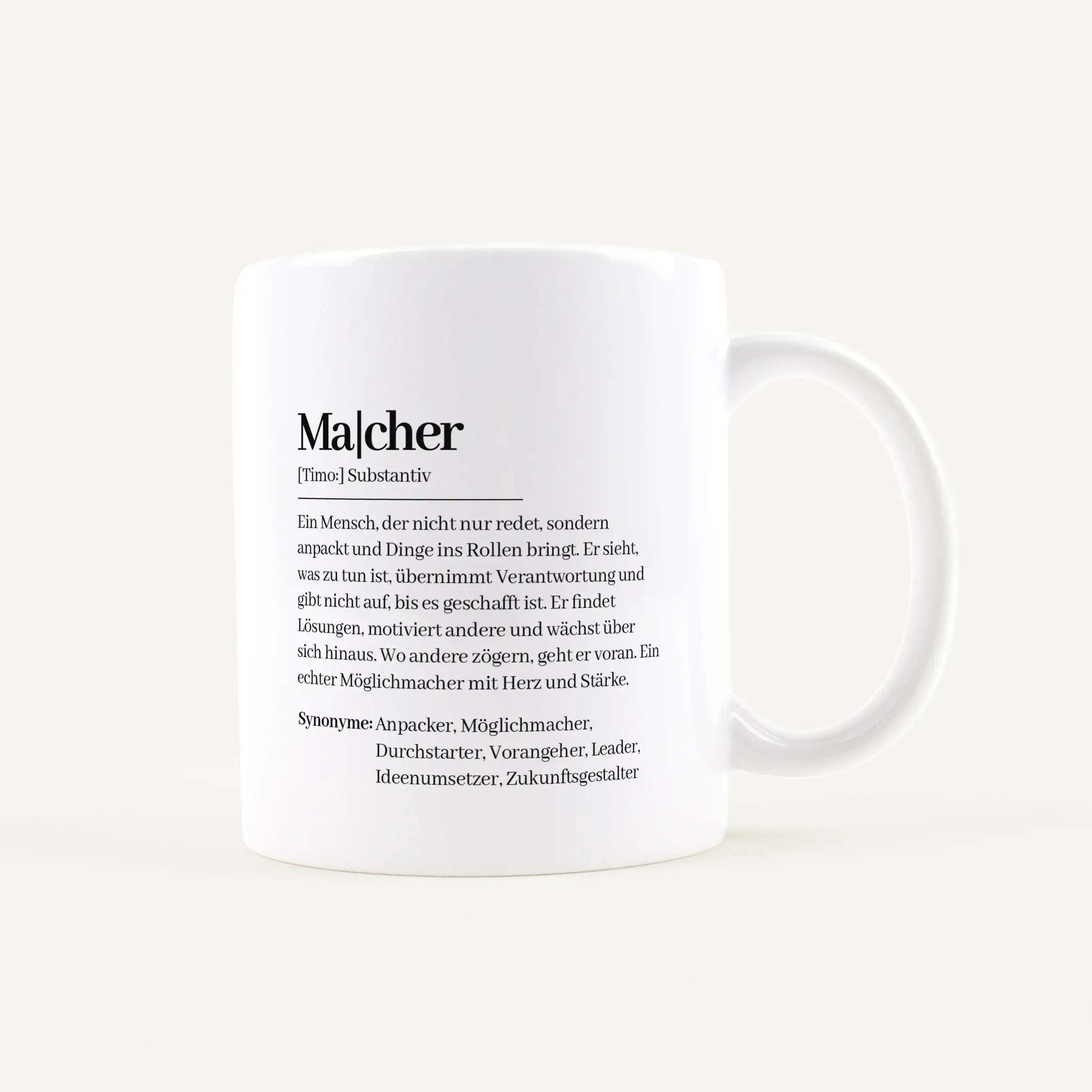 Tasse Definition Macher selbst gestalten