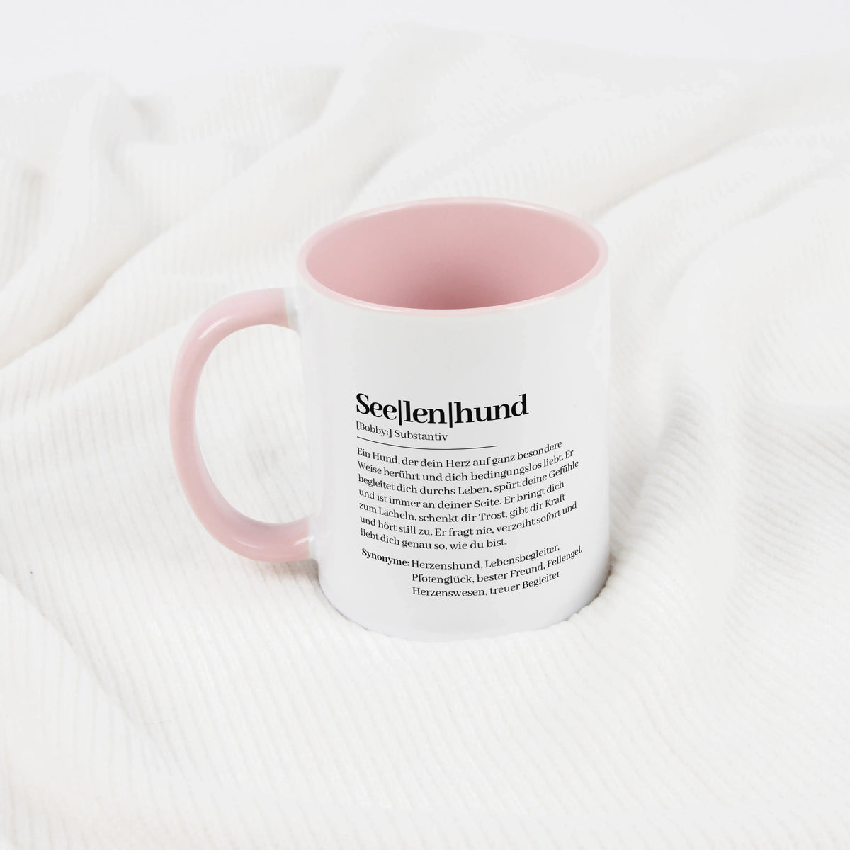 Keramik Tasse - Tasse Definition Seelenhund - personalisiert