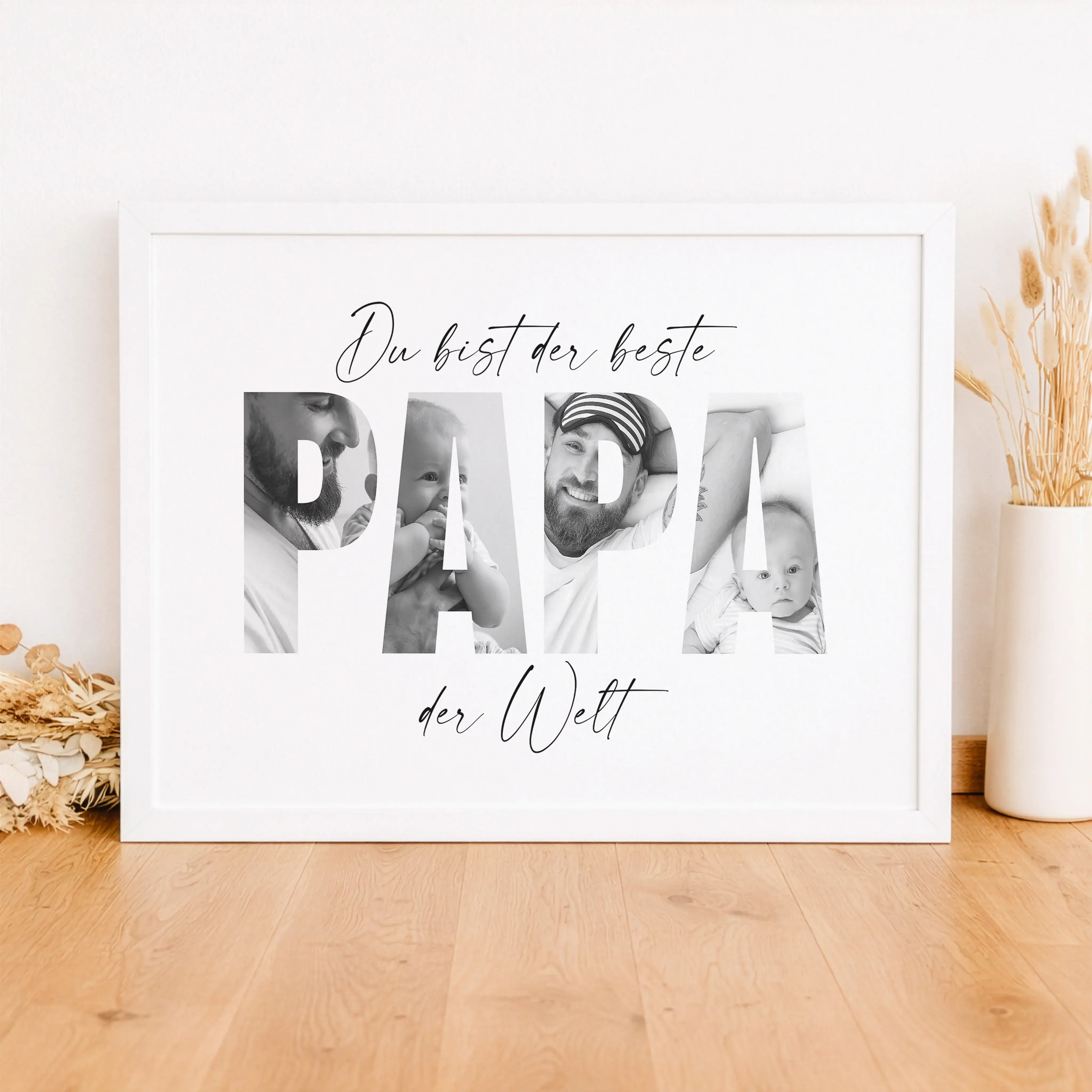 Bester Papa Poster-Personalisiertes Poster-famprints-Das Bester Papa Poster von famprints ist ein persönliches Geschenk für Papa, das echte Bedeutung hat und im Alltag sichtbar bleibt. Ob zum Vatertag, Geburtstag oder einfach als liebevolle Überraschung z