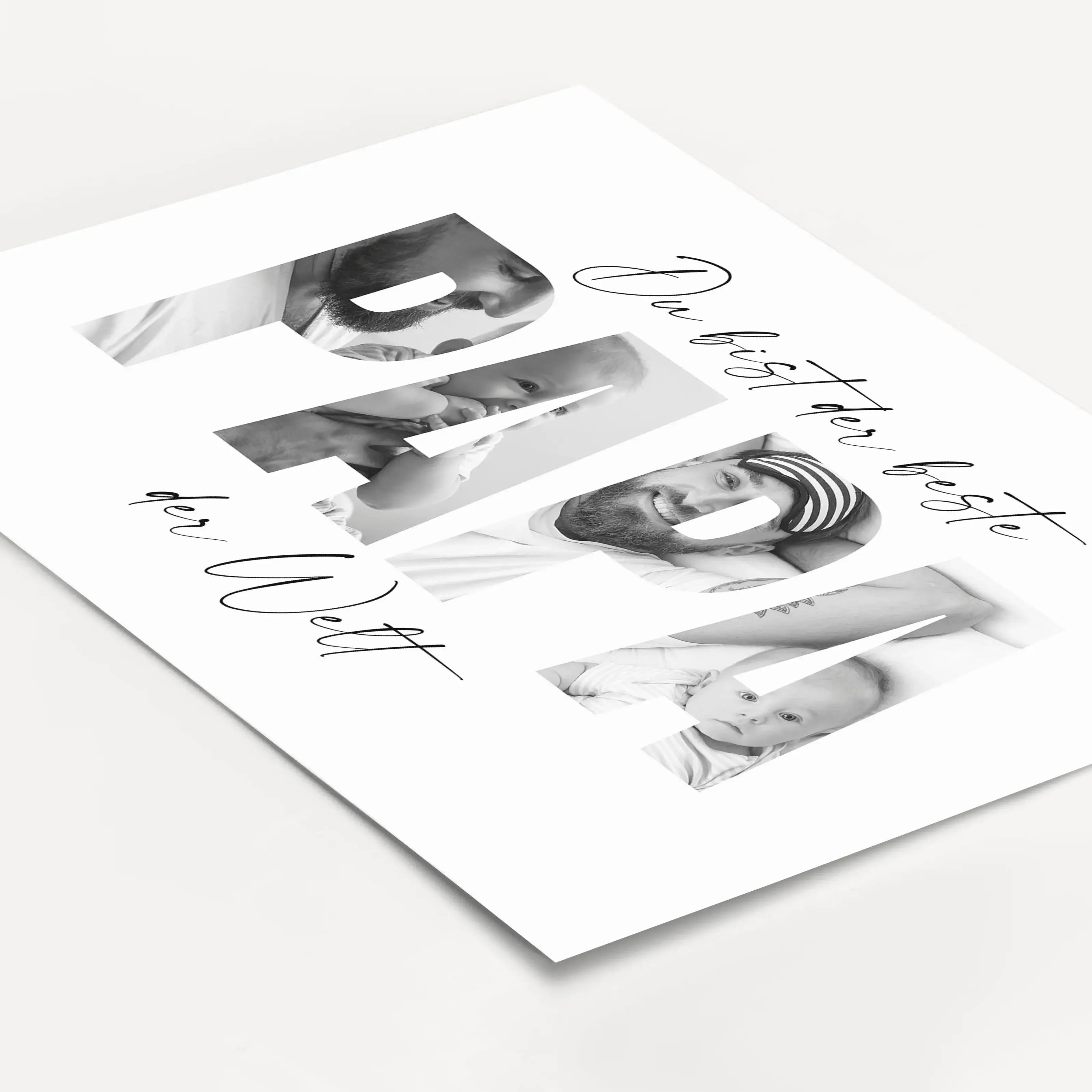 Bester Papa Poster-Personalisiertes Poster-famprints-Das Bester Papa Poster von famprints ist ein persönliches Geschenk für Papa, das echte Bedeutung hat und im Alltag sichtbar bleibt. Ob zum Vatertag, Geburtstag oder einfach als liebevolle Überraschung z