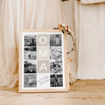 Fotocollage Oma Poster-famprints-Personalisiertes Poster-Gibt es eine bessere Art, deiner Oma zu zeigen, wie sehr du sie liebst, als mit einer personalisierten Fotocollage Oma von famprints? Lade einfach deine Lieblingsfotos hoch und füge deinen persönlic