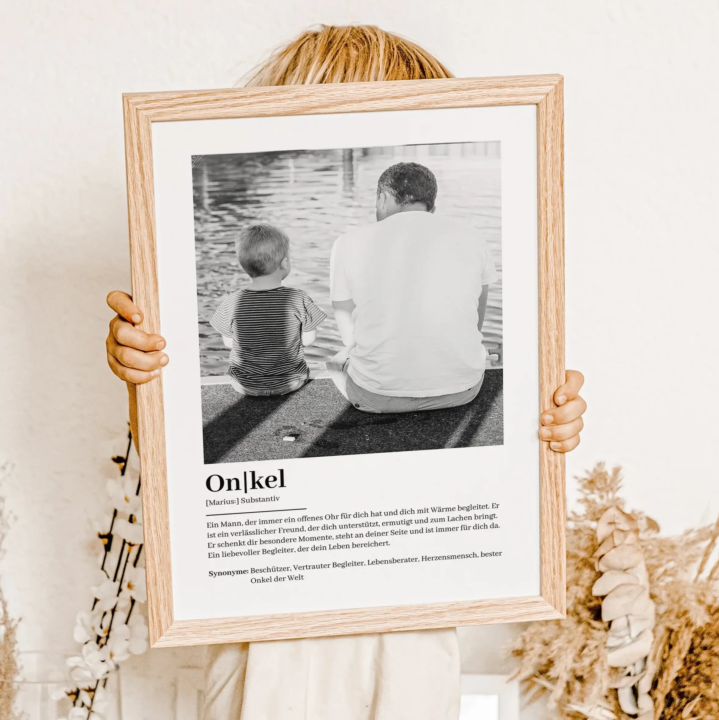 Onkel Definition Poster mit Foto-famprints-Personalisiertes Poster-Suchst du nach einem besonderen Geschenk für deinen Onkel? Unser Onkel Definition Poster mit Foto ist die perfekte Wahl! Dieses liebevoll gestaltete Poster zeigt auf einzigartige Weise, wi