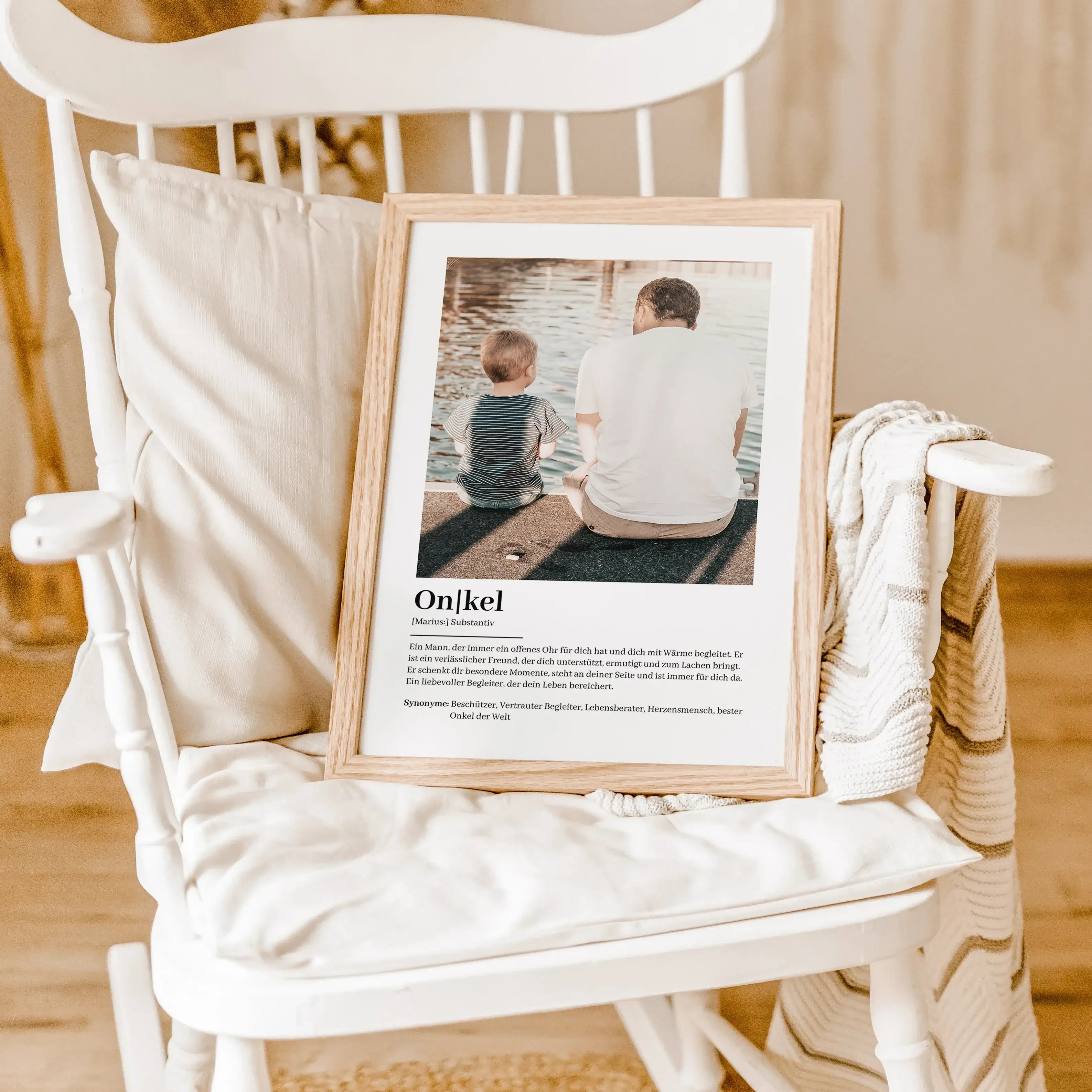 Onkel Definition Poster mit Foto-famprints-Personalisiertes Poster-Suchst du nach einem besonderen Geschenk für deinen Onkel? Unser Onkel Definition Poster mit Foto ist die perfekte Wahl! Dieses liebevoll gestaltete Poster zeigt auf einzigartige Weise, wi