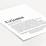Uroma Definition Poster-Personalisiertes Poster-famprints-Entdecke unser liebevoll gestaltetes Uroma Definition Poster – das perfekte personalisierte Geschenk für deine Uroma! Dieses einzigartige Poster zeigt auf herzliche Weise, wie besonders und wertvol