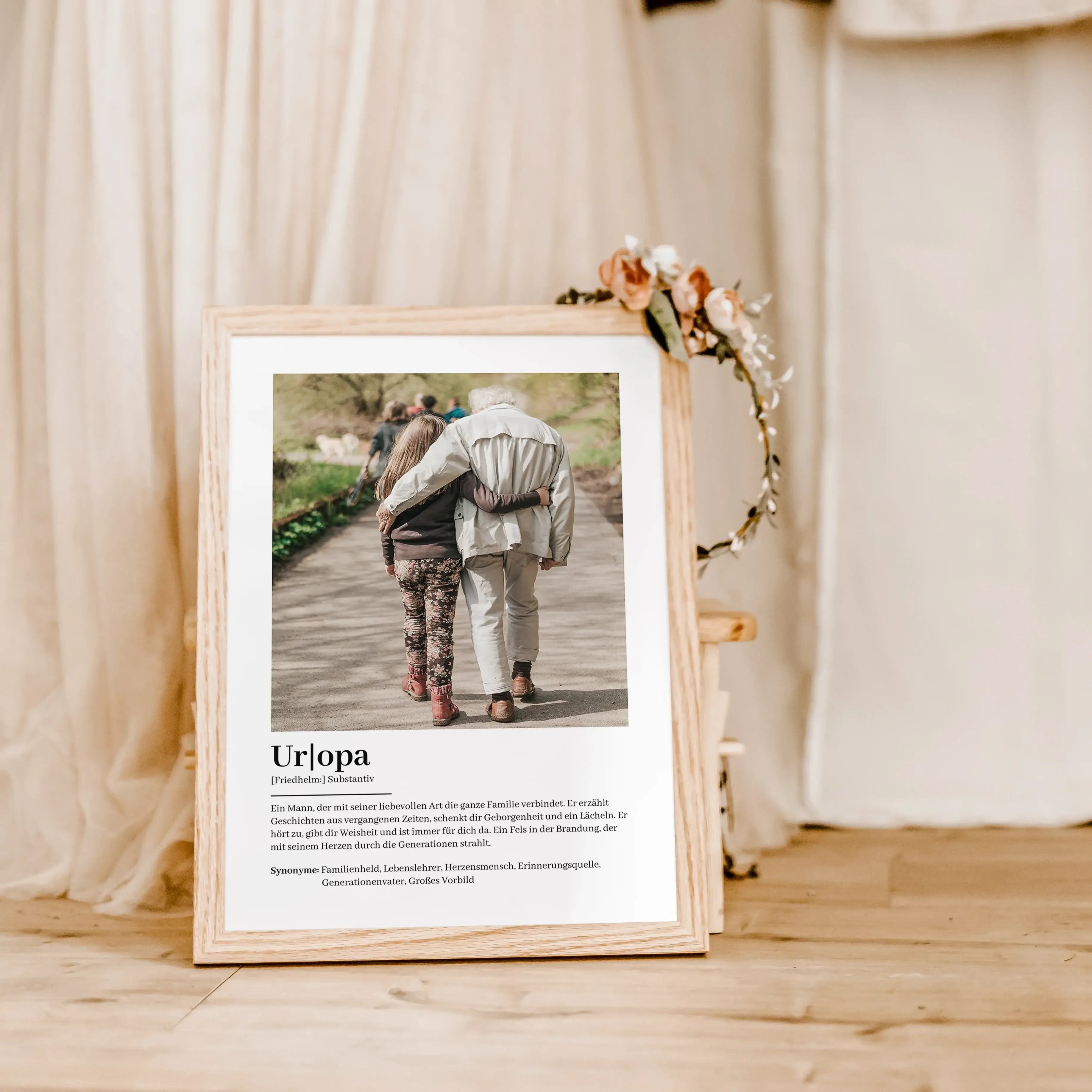 Uropa Definition Poster mit Foto-Personalisiertes Poster-famprints-Suchst du nach einem einzigartigen Geschenk für deinen Uropa? Unser Uropa Definition Poster mit Foto ist die perfekte Wahl! Dieses liebevoll gestaltete Poster zeigt auf besondere Weise, wi