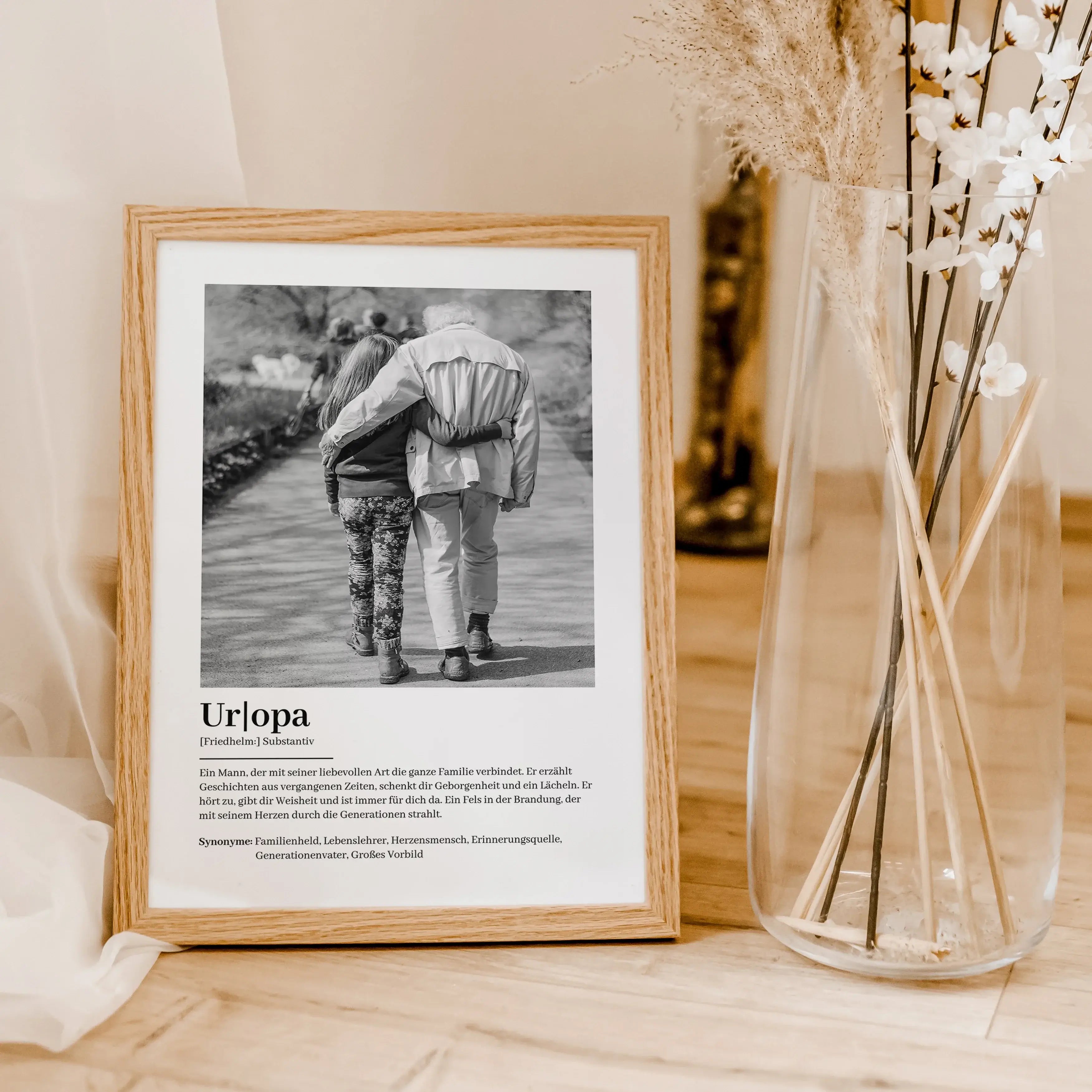 Uropa Definition Poster mit Foto-Personalisiertes Poster-famprints-Suchst du nach einem einzigartigen Geschenk für deinen Uropa? Unser Uropa Definition Poster mit Foto ist die perfekte Wahl! Dieses liebevoll gestaltete Poster zeigt auf besondere Weise, wi