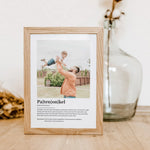 Patenonkel Definition Poster mit Foto-Personalisiertes Poster-famprints-Suchst du nach einem einzigartigen Geschenk für deinen Patenonkel? Unser Patenonkel Definition Poster mit Foto ist die perfekte Wahl! Dieses liebevoll gestaltete Poster zeigt auf beso