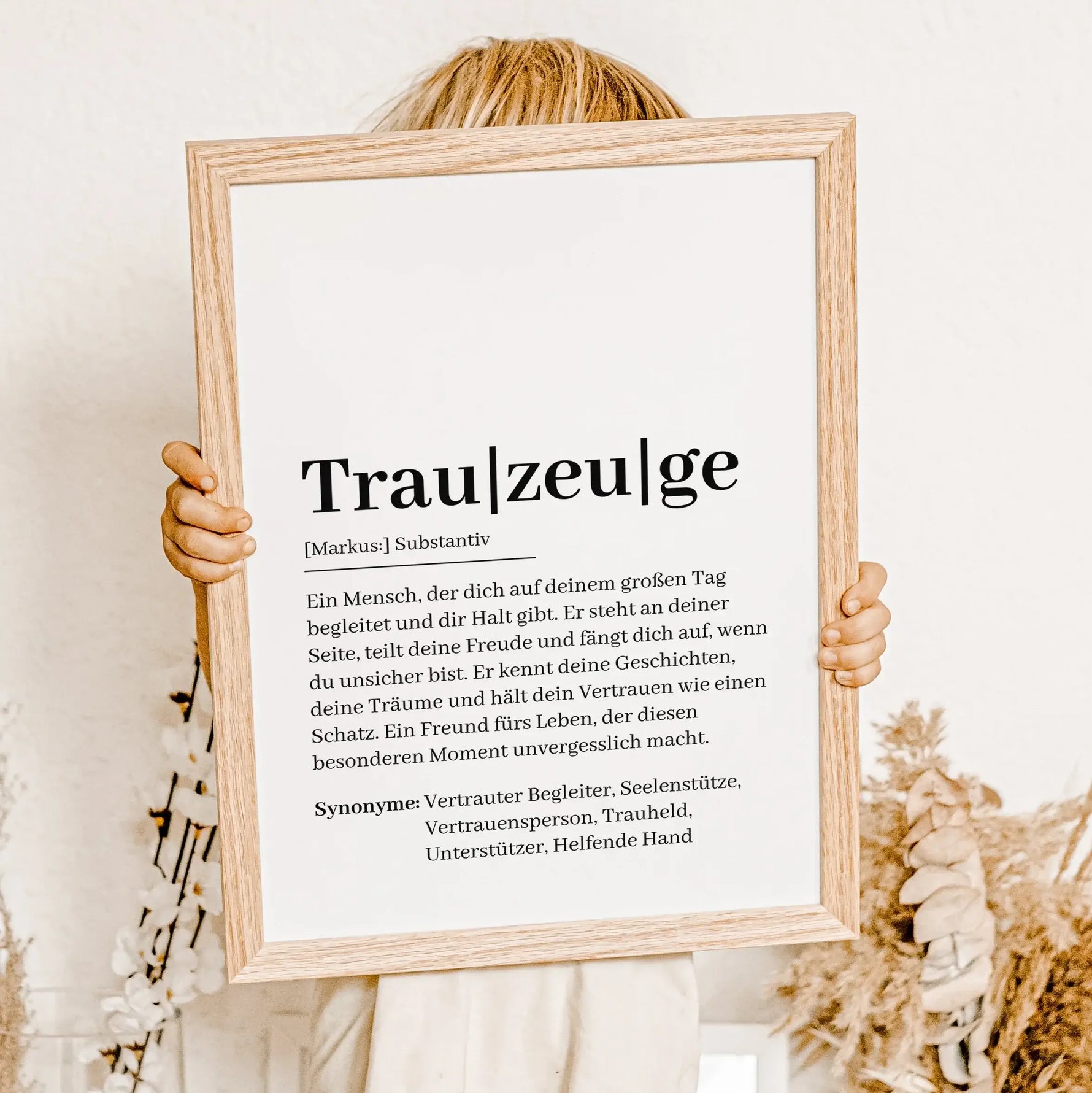 Trauzeuge Definition Poster-Personalisiertes Poster-famprints-Suchst du nach einem besonderen Geschenk für deinen Trauzeugen? Unser Trauzeuge Definition Poster ist die perfekte Wahl! Dieses liebevoll gestaltete Poster zeigt auf einzigartige Weise, was ein