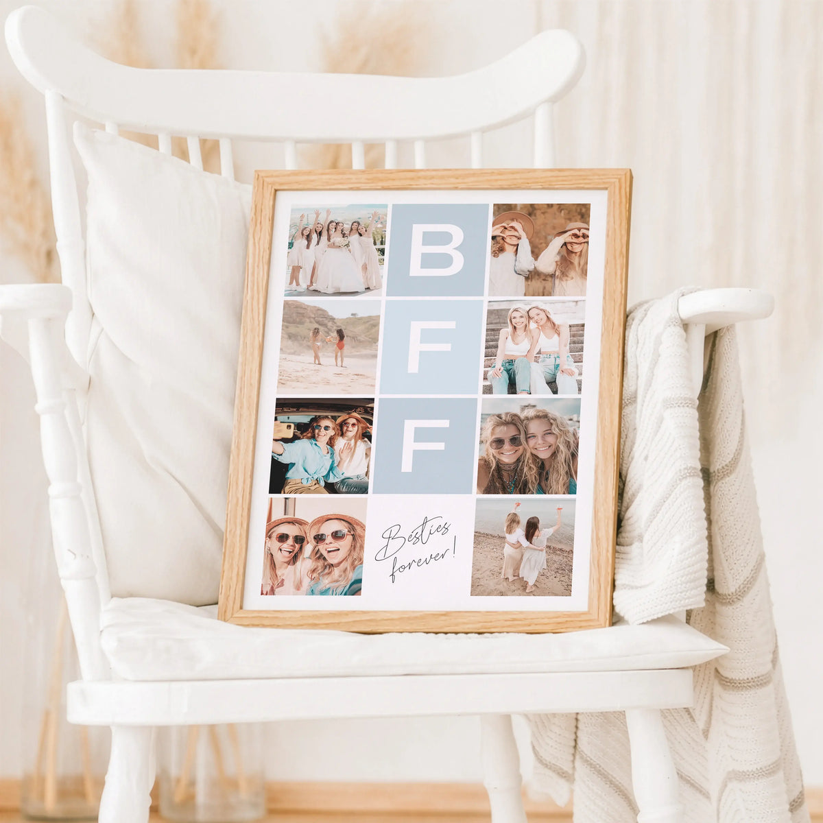 BFF Fotocollage-Personalisiertes Poster-famprints