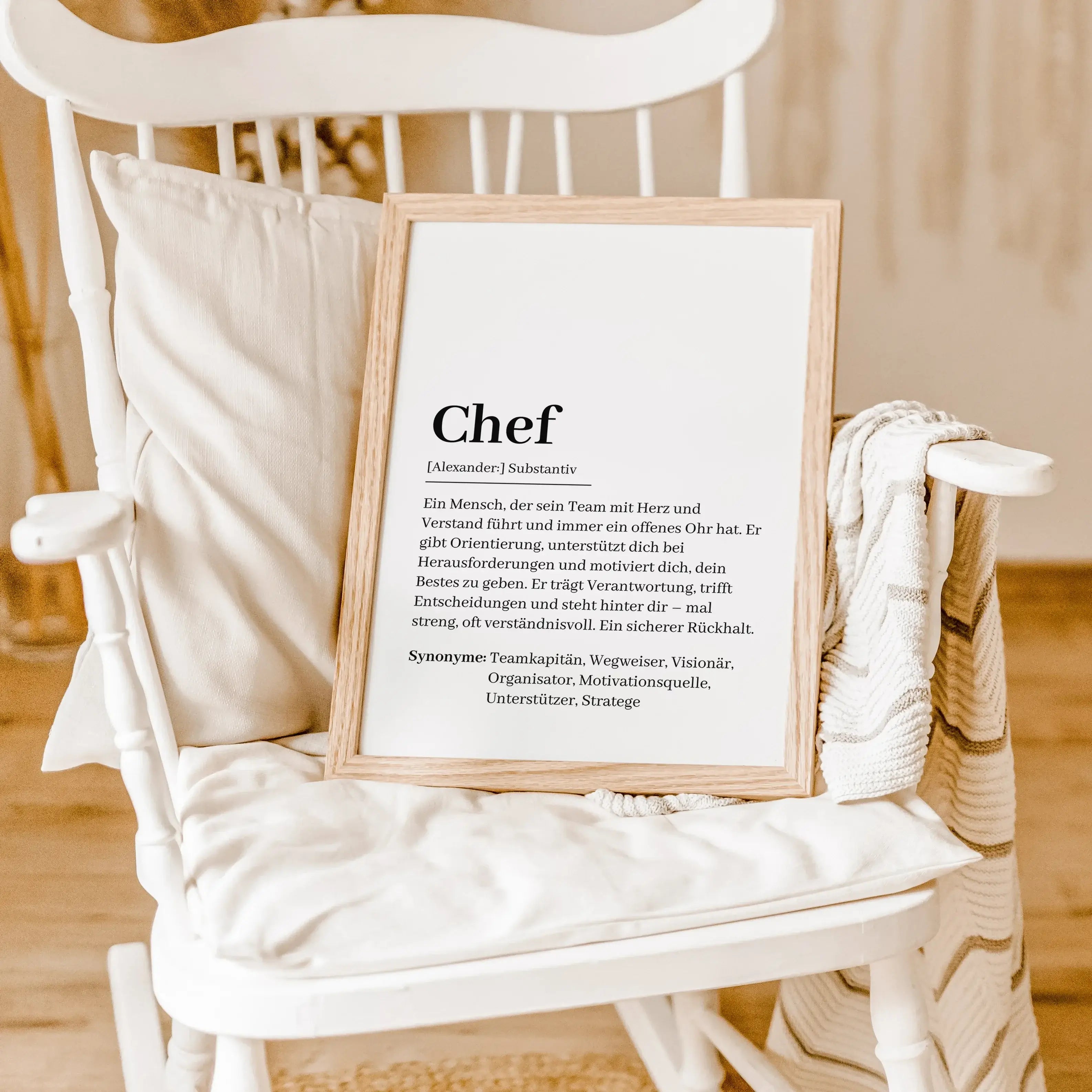 Chef Definition Poster online gestalten | famprints