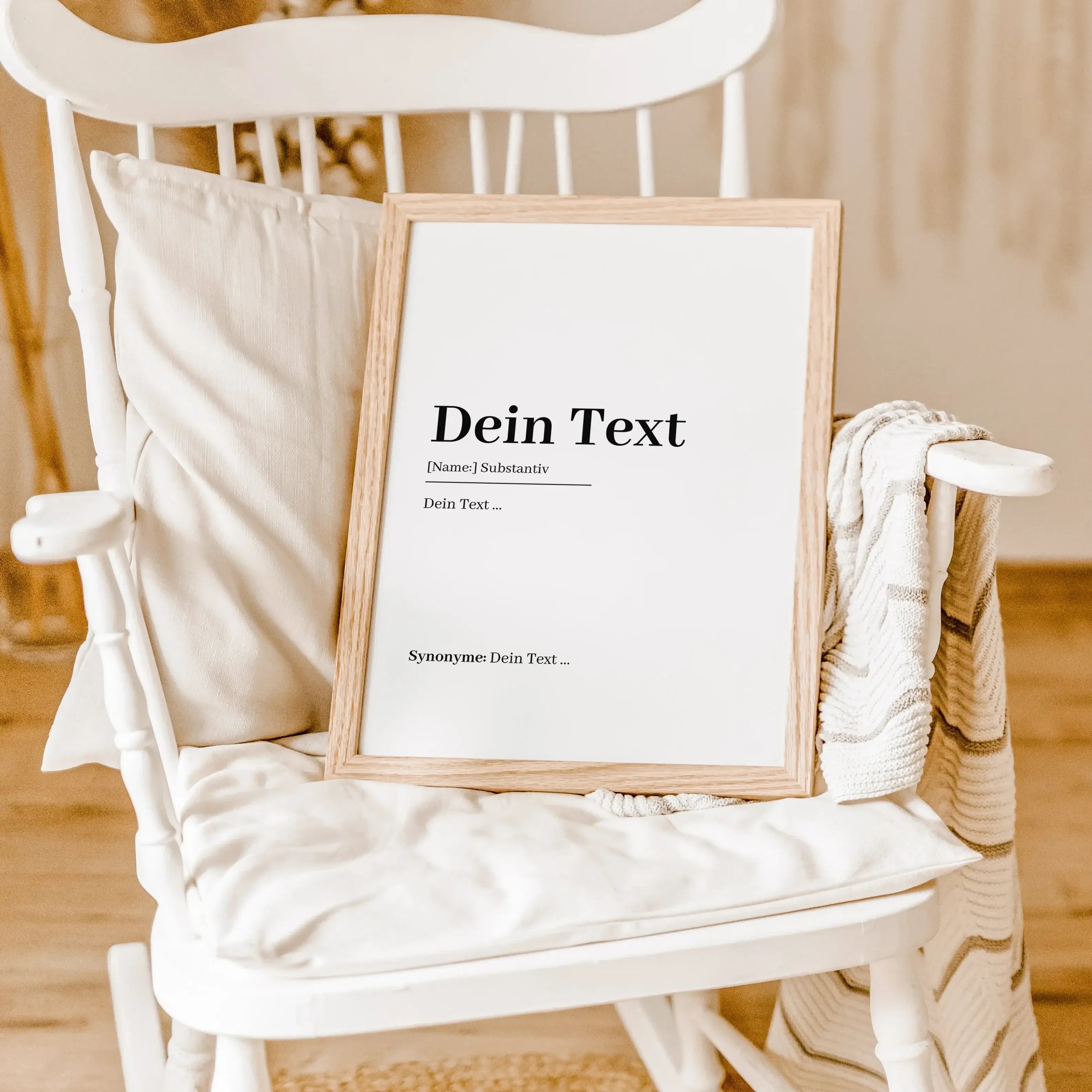 Eigener Text Definition Poster - Personalisiertes Poster - famprints - Entdecke dein einzigartiges Eigener Text Definition Poster – das perfekte personalisierte Geschenk für jeden Anlass! Gestalte dein Poster ganz individuell mit deinem eigenen Text und N