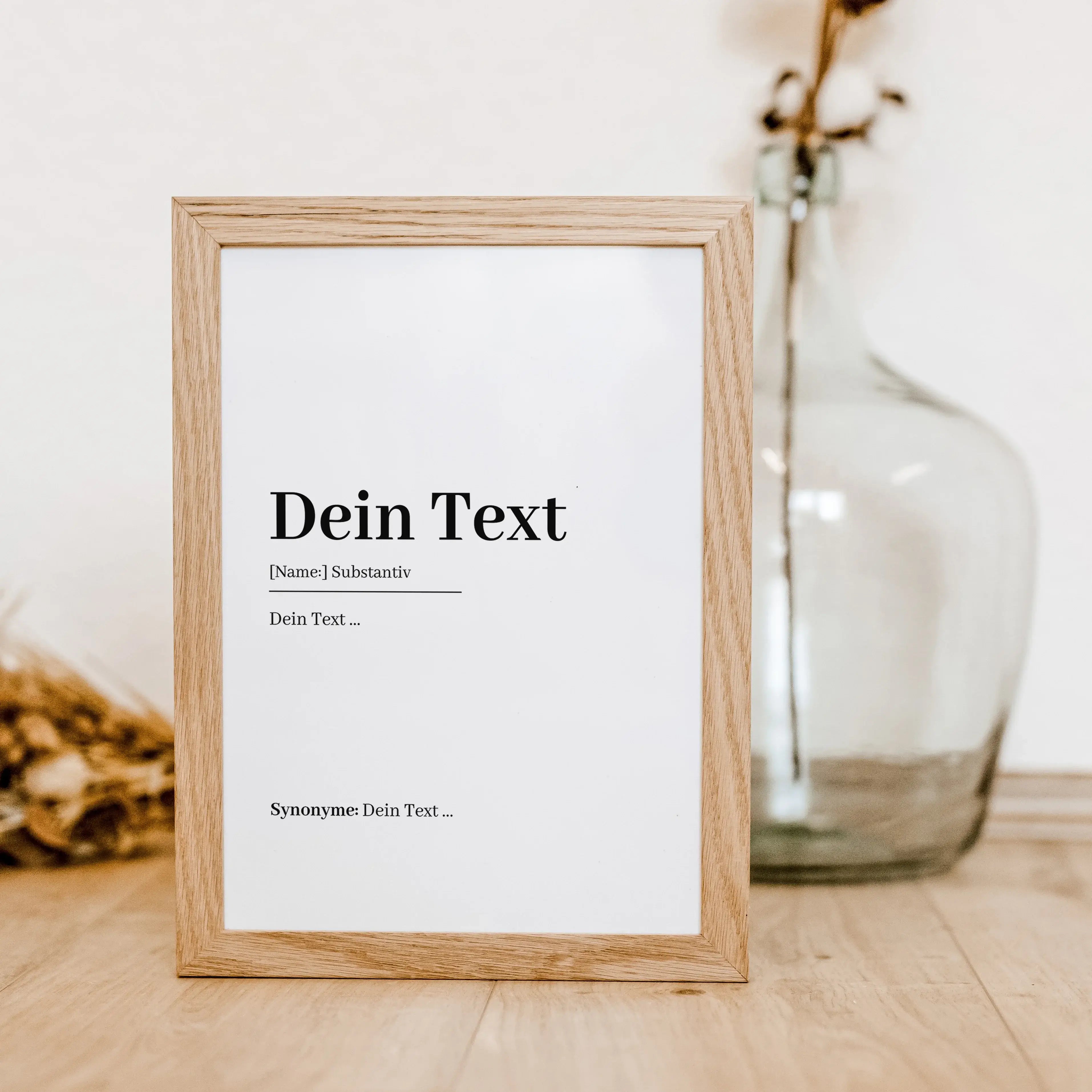 Eigener Text Definition Poster - Personalisiertes Poster - famprints - Entdecke dein einzigartiges Eigener Text Definition Poster – das perfekte personalisierte Geschenk für jeden Anlass! Gestalte dein Poster ganz individuell mit deinem eigenen Text und N