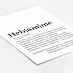 Hebamme Definition Poster - Personalisiertes Poster - famprints - Suchst du nach einem besonderen Geschenk für deine Hebamme? Unser Hebamme Definition Poster ist die perfekte Wahl, um Danke zu sagen und deine Wertschätzung auf liebevolle Weise auszudrücke