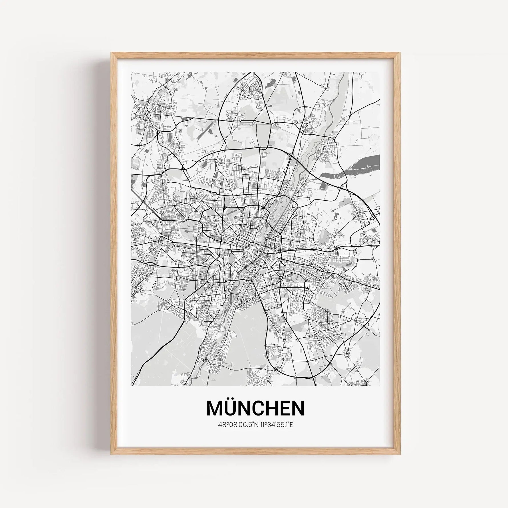 Stadtkarte Poster modern - Personalisiertes Poster - famprints - Entdecke unser Stadtkarte Poster modern – das ideale personalisierte Geschenk für alle, die ihre Lieblingsstadt stilvoll präsentieren möchten. Mit diesem Stadtkarte Poster modern kannst du d