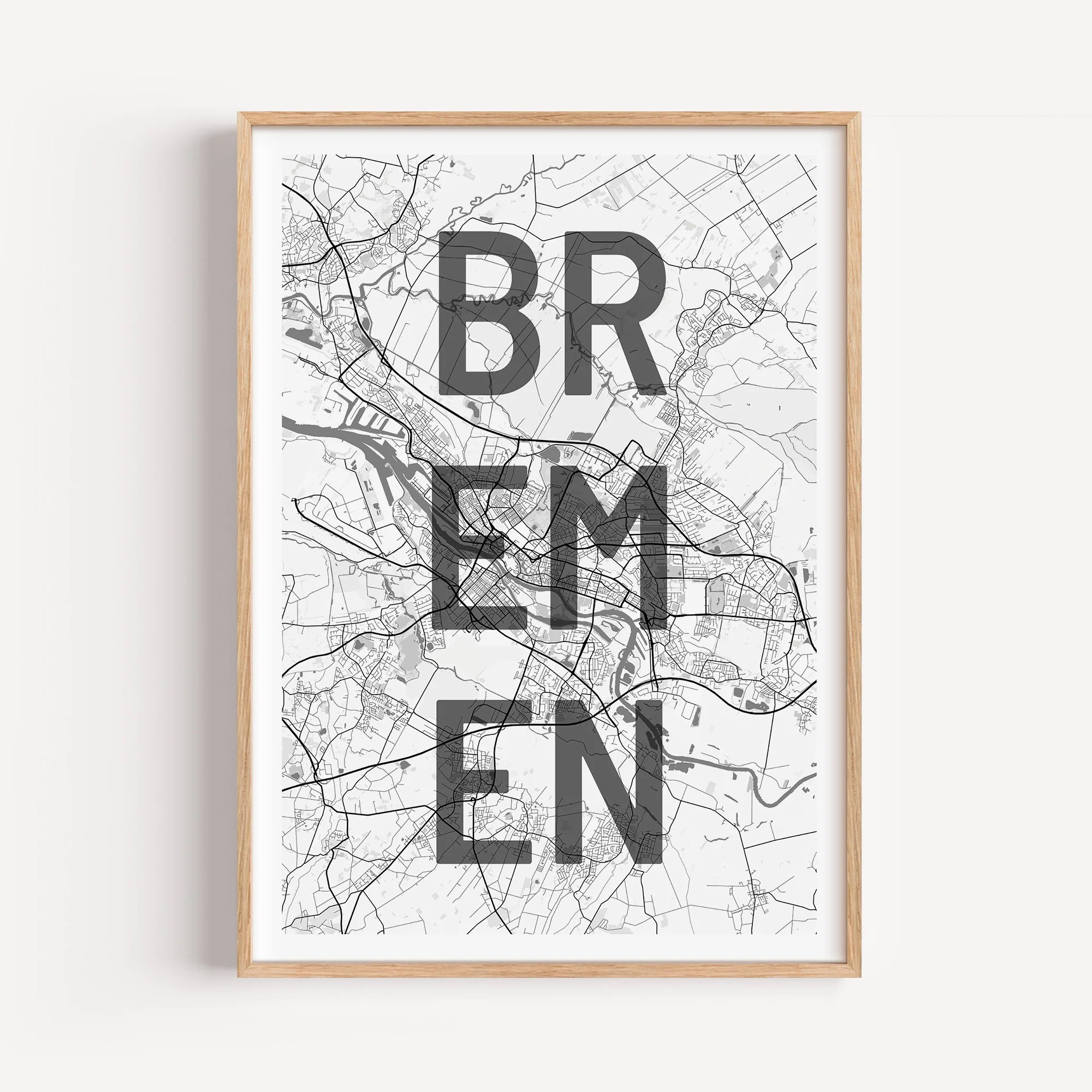 Stadtkarte Poster Overlay