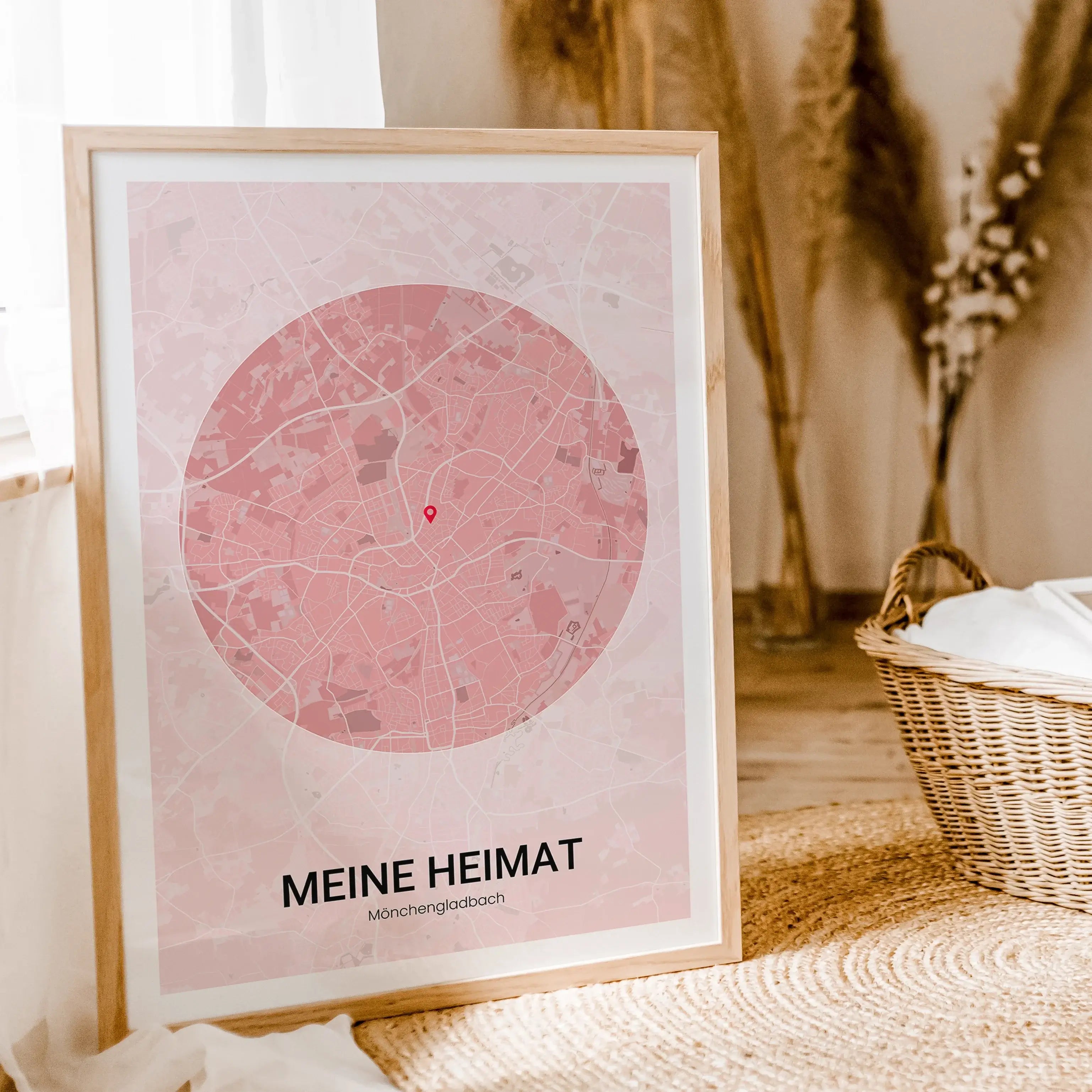 Stadtkarte Poster Circle Halo - Personalisiertes Poster - famprints - Entdecke dein persönliches Stadtkarte Poster Circle Halo – das perfekte Geschenk für alle, die oft an ihren Lieblingsort denken oder ihn vermissen. Gestalte das Poster mit der Stadtkart