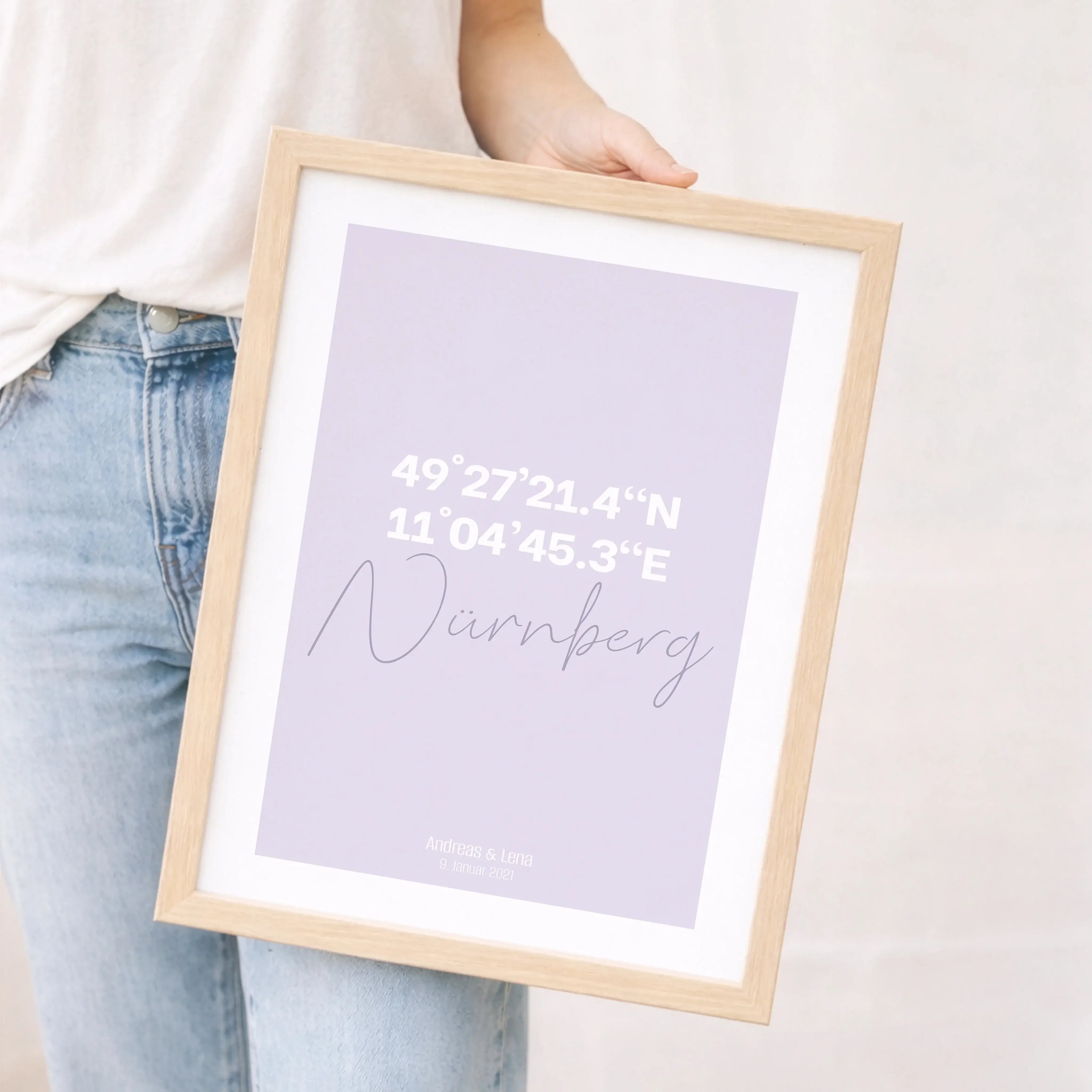 Stadtposter Koordinaten-Personalisiertes Poster-famprints-Mit einem Stadtposter Koordinaten hältst du einen Ort fest, der für dich eine besondere Bedeutung hat. Vielleicht der Platz, an dem ihr euch kennengelernt habt, der Ort eurer Hochzeit oder die Stad