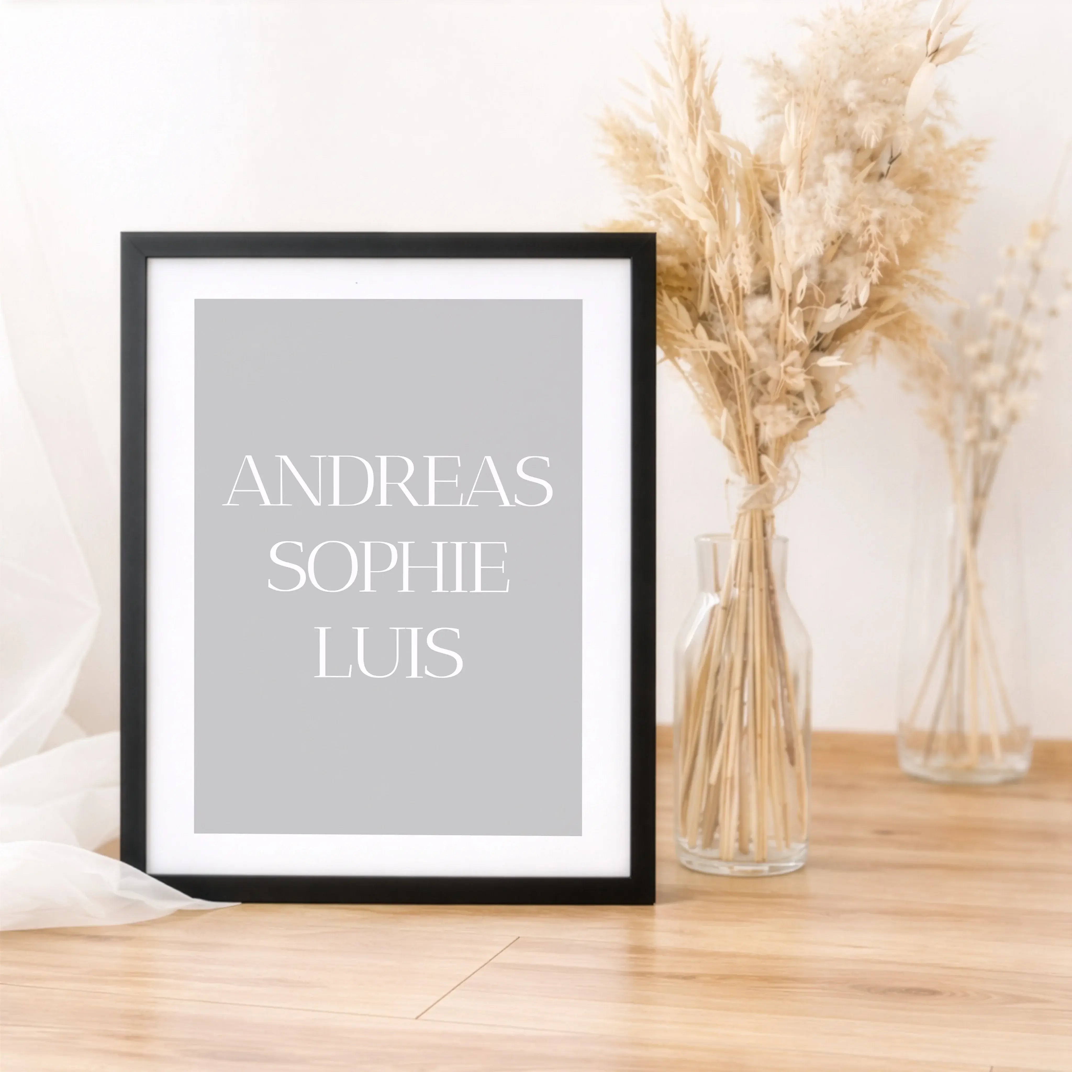 Namensposter Familie-Personalisiertes Poster-famprints-Ein Namensposter Familie macht aus Namen mehr als nur Worte. Es erzählt eure Geschichte und zeigt auf einen Blick, wer zusammengehört. Ob Eltern, Kinder oder alle Generationen unter einem Dach, dieses