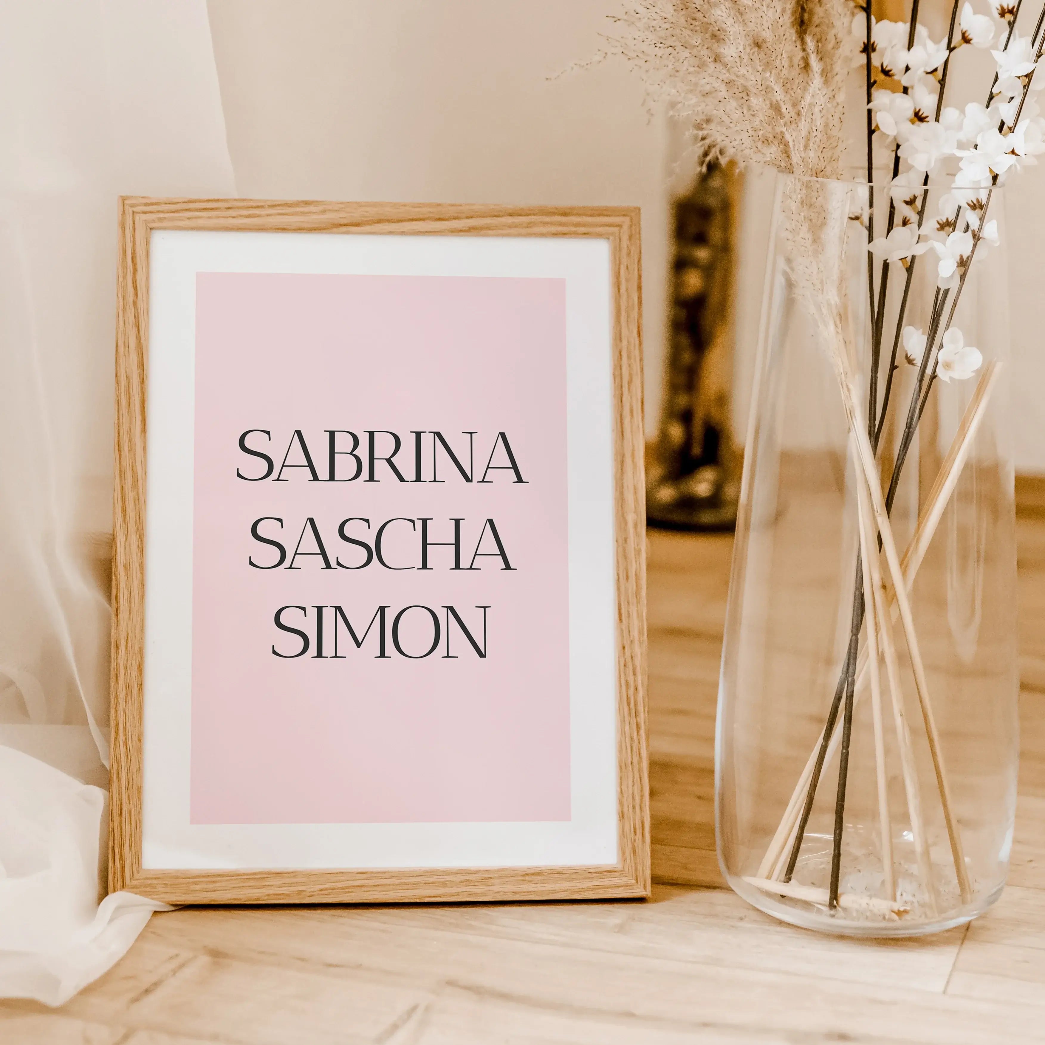 Namensposter Familie-famprints-Personalisiertes Poster-Familie ist das Wichtigste im Leben. Sie sind immer für einen da, egal was passiert. Familie gibt uns Halt und Kraft in schweren Zeiten. Deshalb ist es auch so wertvoll, seine Familie auf einem Namens