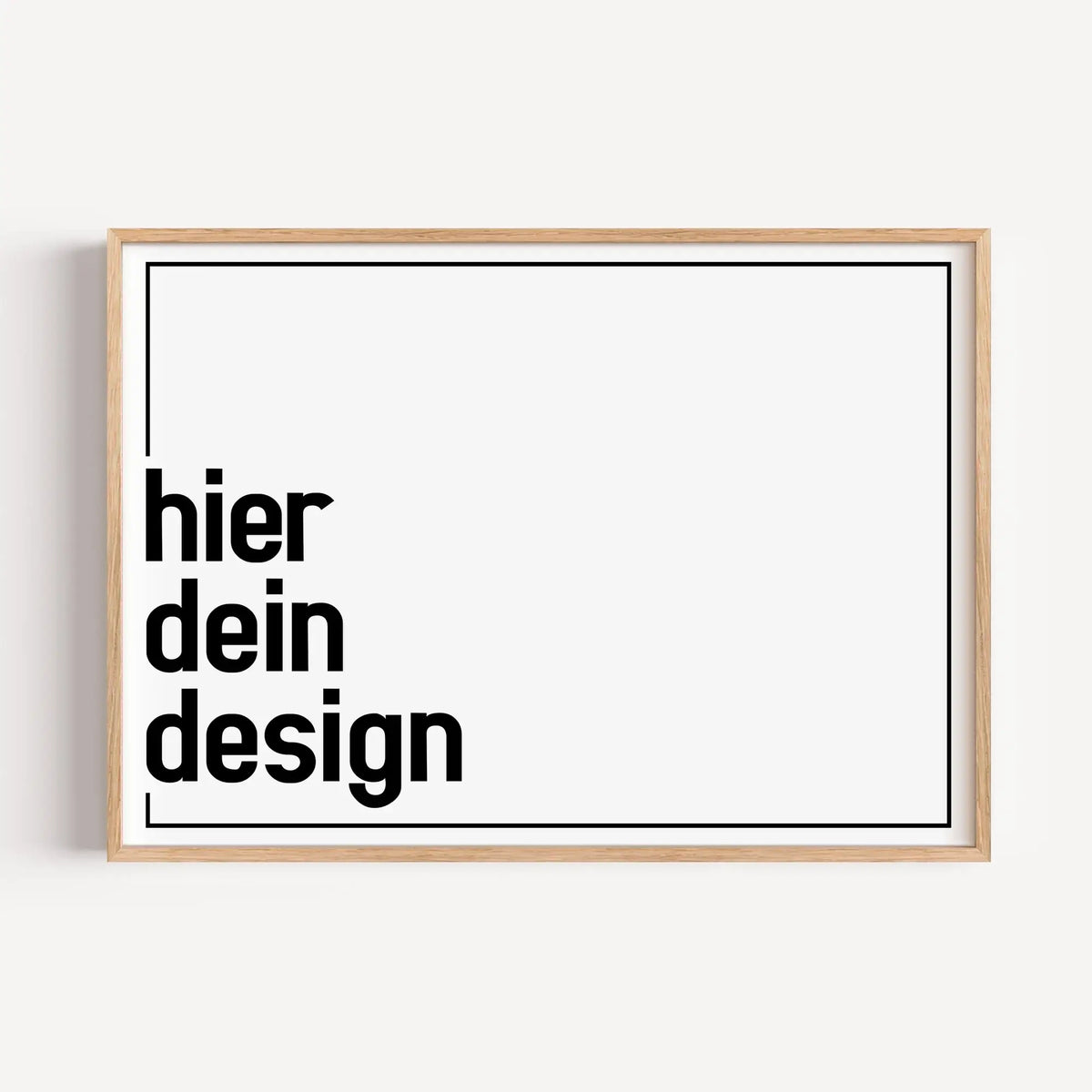 Poster Dein Design Querformat-Personalisiertes Poster-famprints-personalisiertes-Geschenk