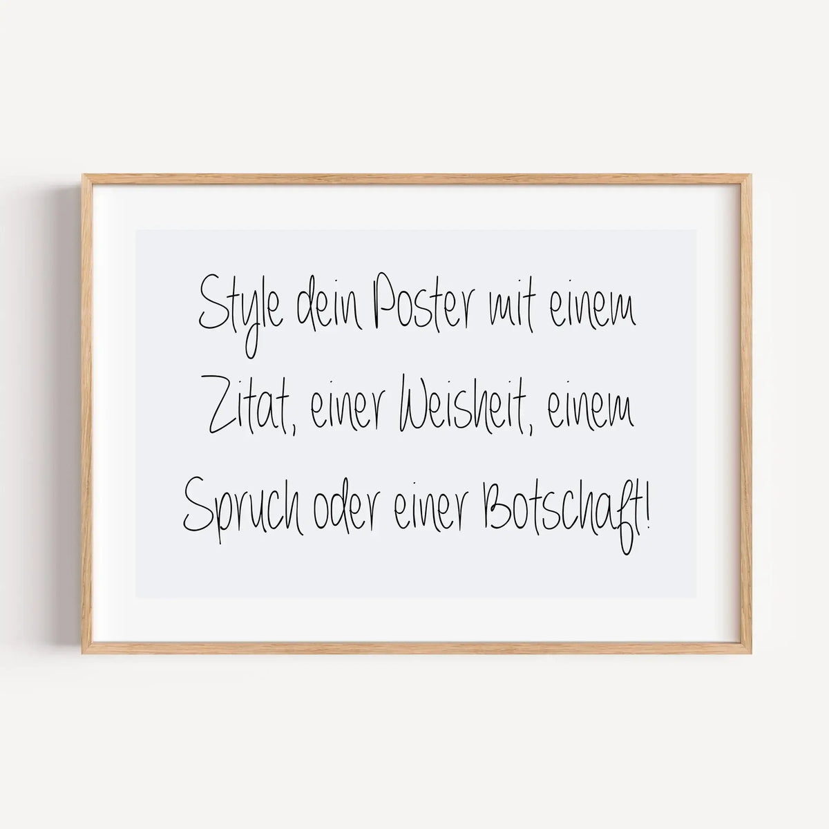 Text Poster Querformat-Personalisiertes Poster-famprints-personalisiertes-Geschenk