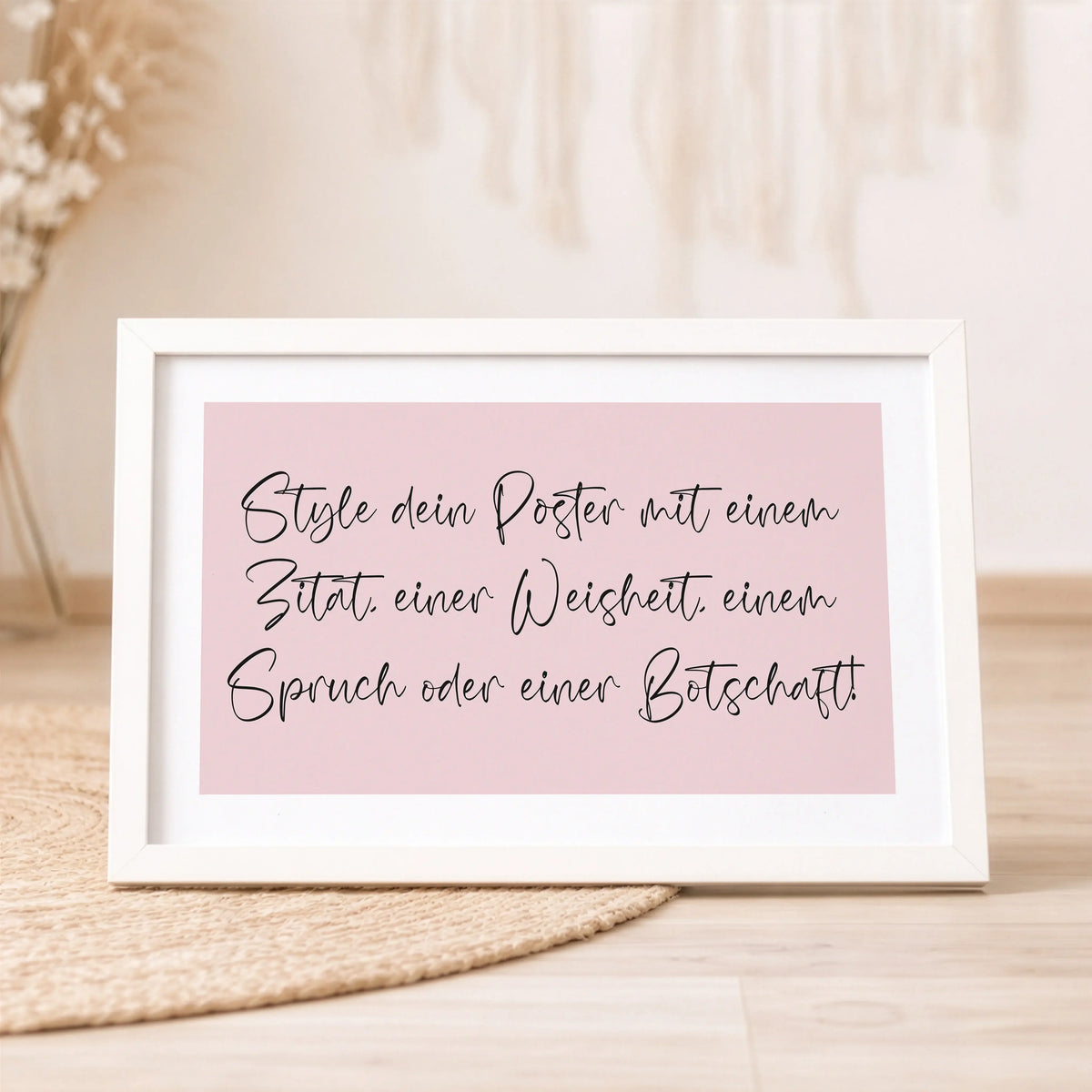 Text Poster Querformat-Personalisiertes Poster-famprints-personalisiertes-Geschenk