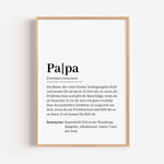 Papa Definition Poster-famprints-Personalisiertes Poster-Auf dem Papa Definition Poster findest du unsere Interpretation von einem Vater. Stell dir vor, du überraschst deinen Papa mit dieser persönlichen Geschenkidee. Sobald er die ersten Textzeilen liest