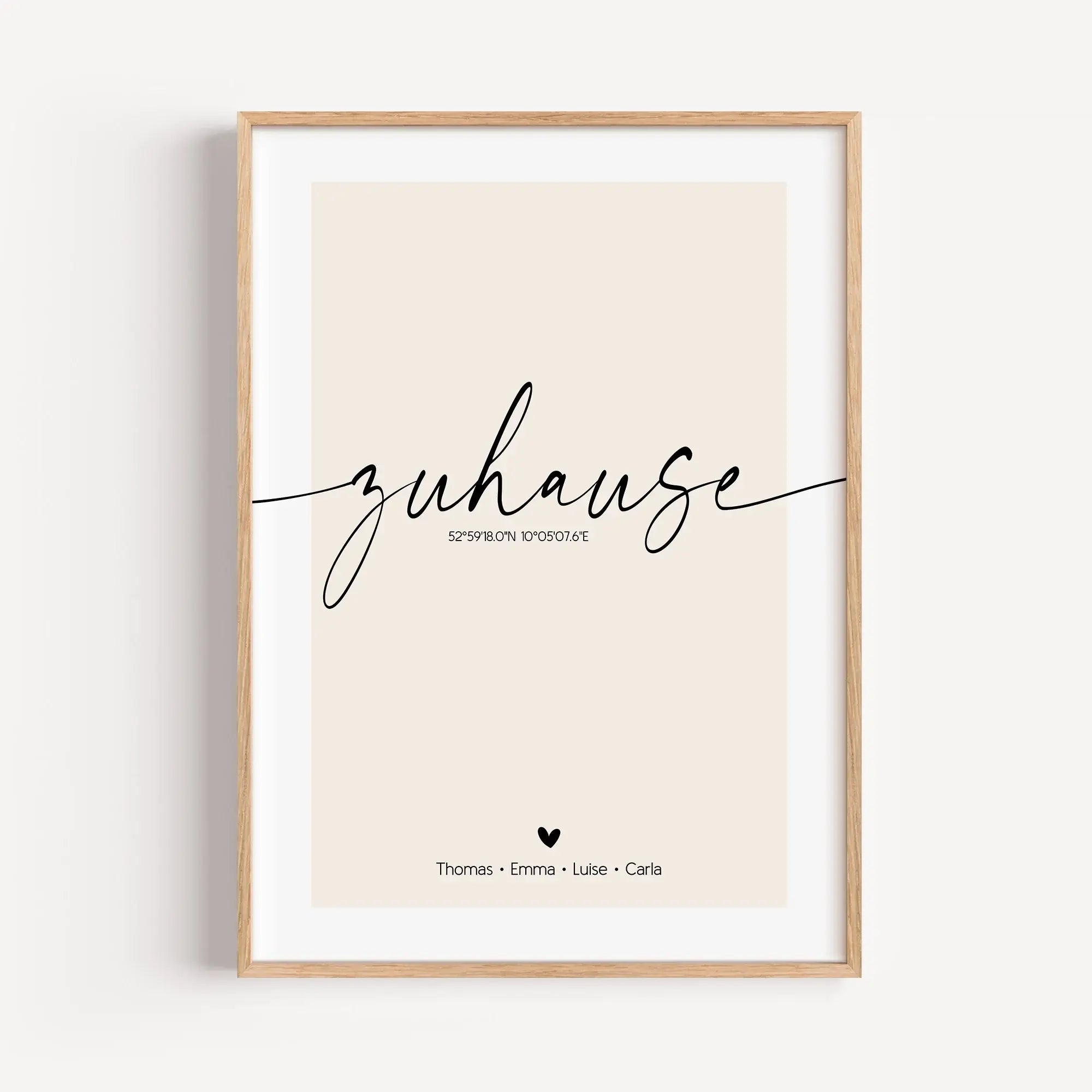 Poster Zuhause No2-famprints-Personalisiertes Poster-Jeder von uns möchte sein Zuhause so gestalten, dass es unseren Bedürfnissen und Wünschen entspricht. Ein Ort der Ruhe und des Friedens. Ein Ort an dem wir uns wohlfühlen. Doch was ist eigentlich das Wi