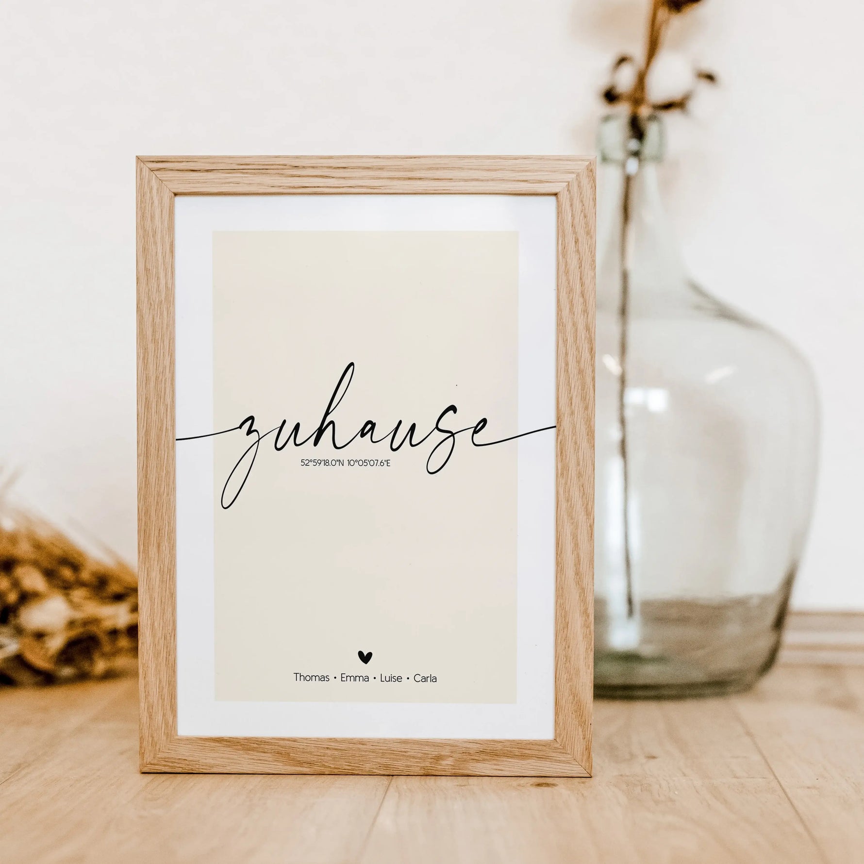 Poster Zuhause No2-famprints-Personalisiertes Poster-Jeder von uns möchte sein Zuhause so gestalten, dass es unseren Bedürfnissen und Wünschen entspricht. Ein Ort der Ruhe und des Friedens. Ein Ort an dem wir uns wohlfühlen. Doch was ist eigentlich das Wi