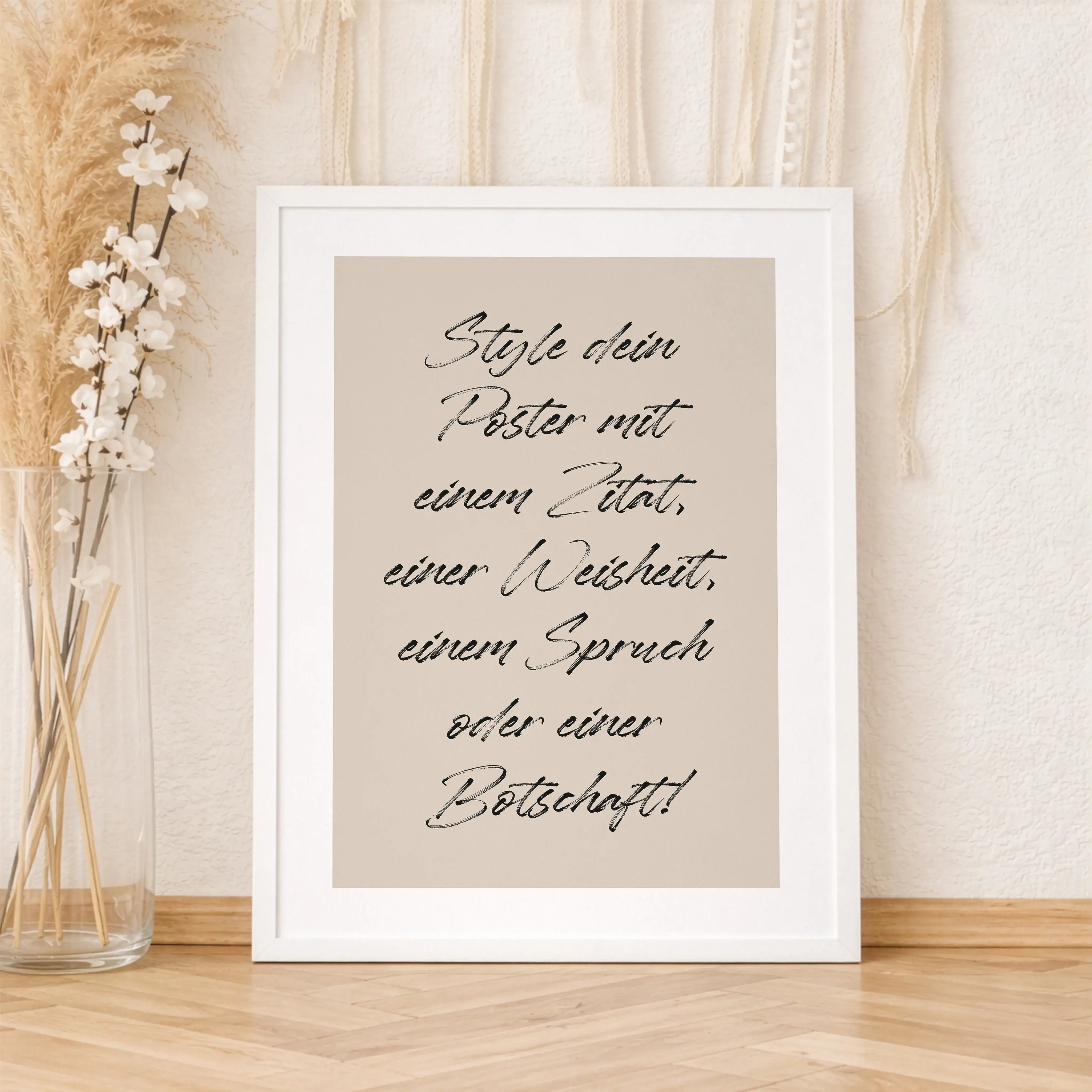Text Poster-Personalisiertes Poster-famprints-Deine Wand soll mehr sagen als nur leer sein? Mit einem Text Poster von famprints bringst du genau die Worte nach Hause, die dir wichtig sind. Ob persönlicher Spruch, liebevolle Botschaft, moderner Leitsatz od