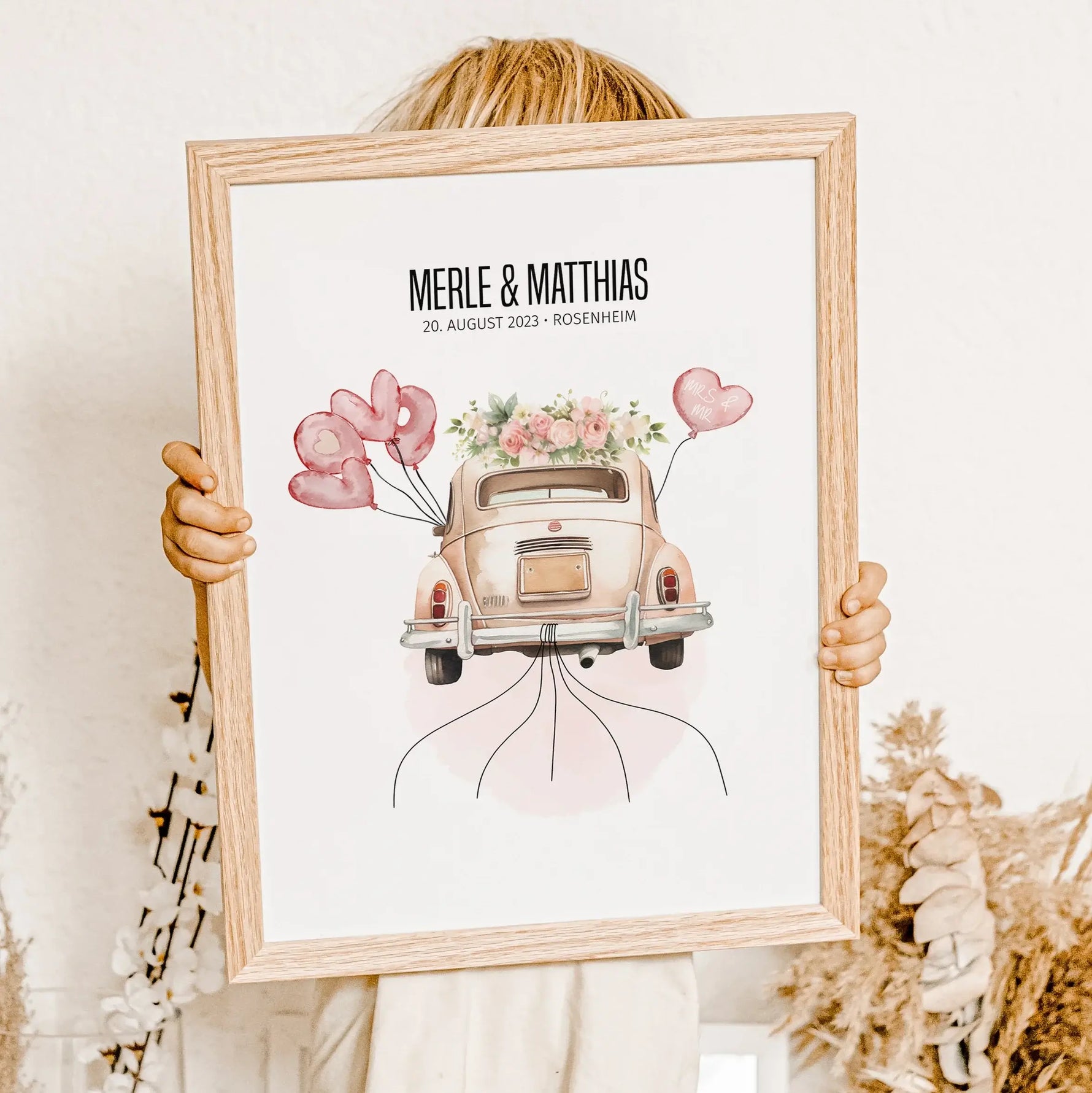Geldgeschenk Poster Hochzeit-famprints-Personalisiertes Poster-Entdecke das einzigartige Geldgeschenk Poster Hochzeit! Mit diesem perfekten Poster zur Hochzeit kannst du auf kreative Weise Geldscheine verschenken. Befestige sie einfach an den Enden der "S