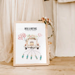 Geldgeschenk Poster Hochzeit - Personalisiertes Poster - famprints - Geldgeschenk Poster Hochzeit