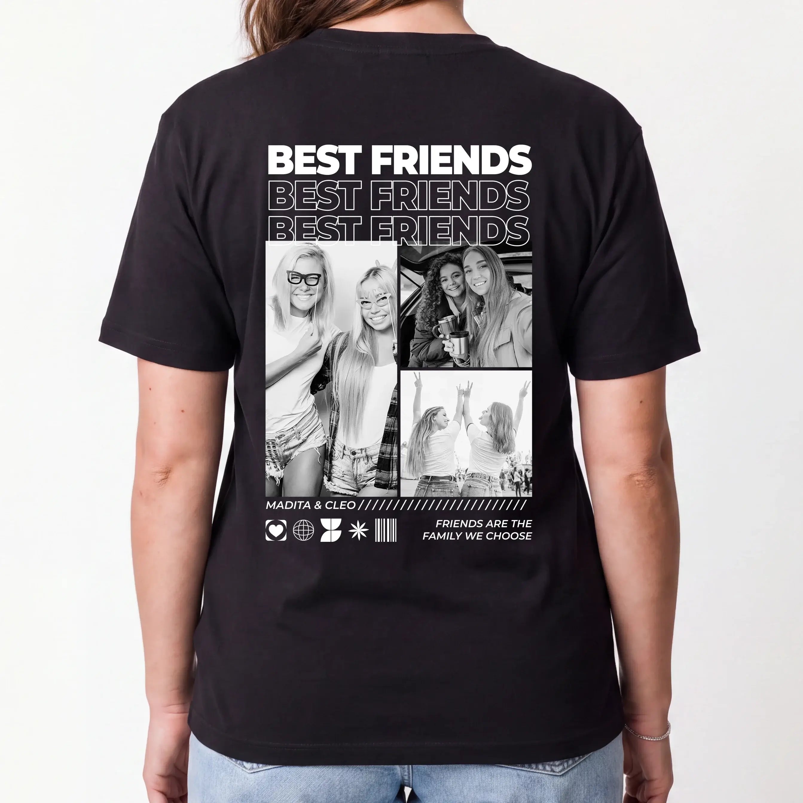 T-Shirt - Personalisiertes T-Shirt BEST FRIENDS - personalisiert