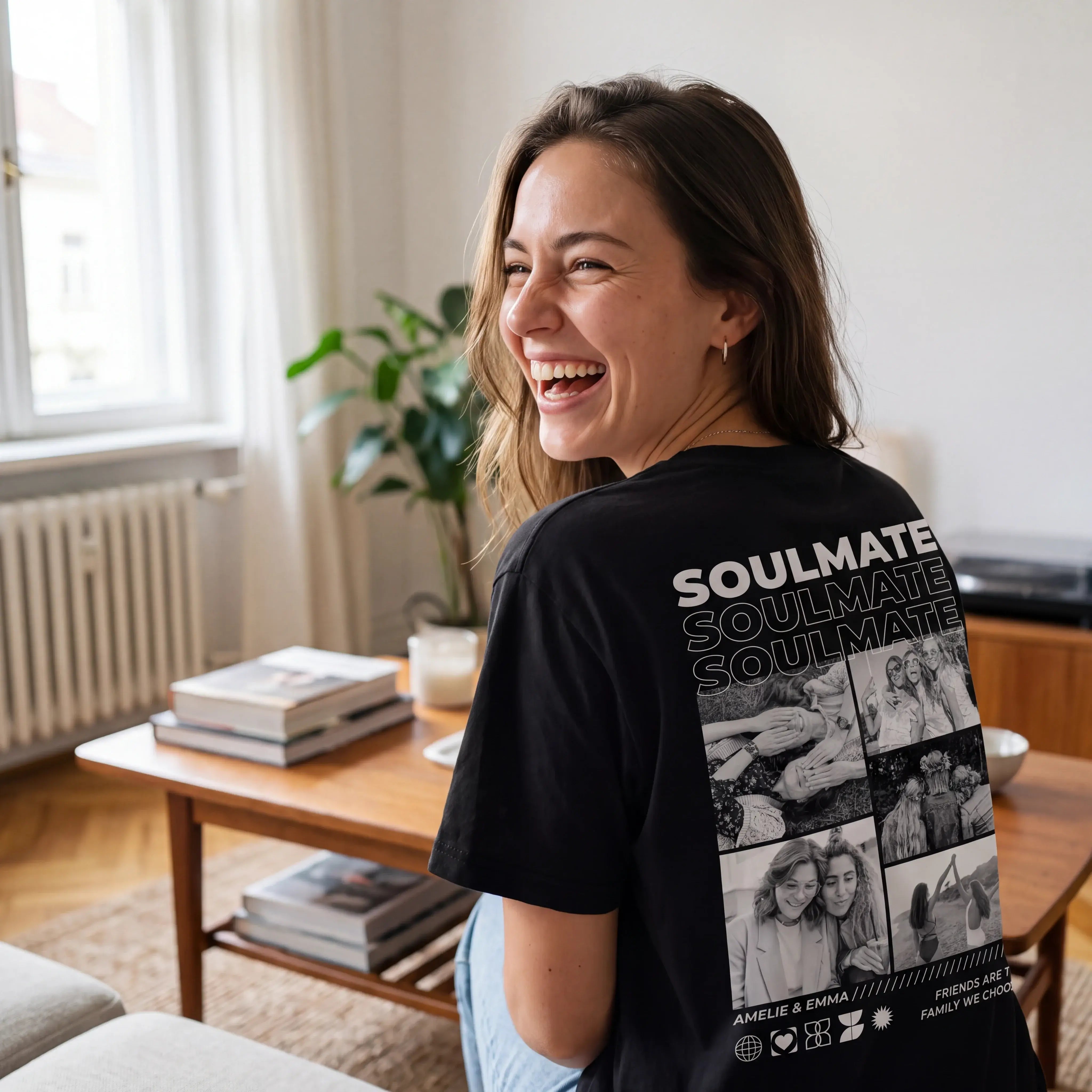 T-Shirt - Personalisiertes T-Shirt SOULMATE - personalisiert