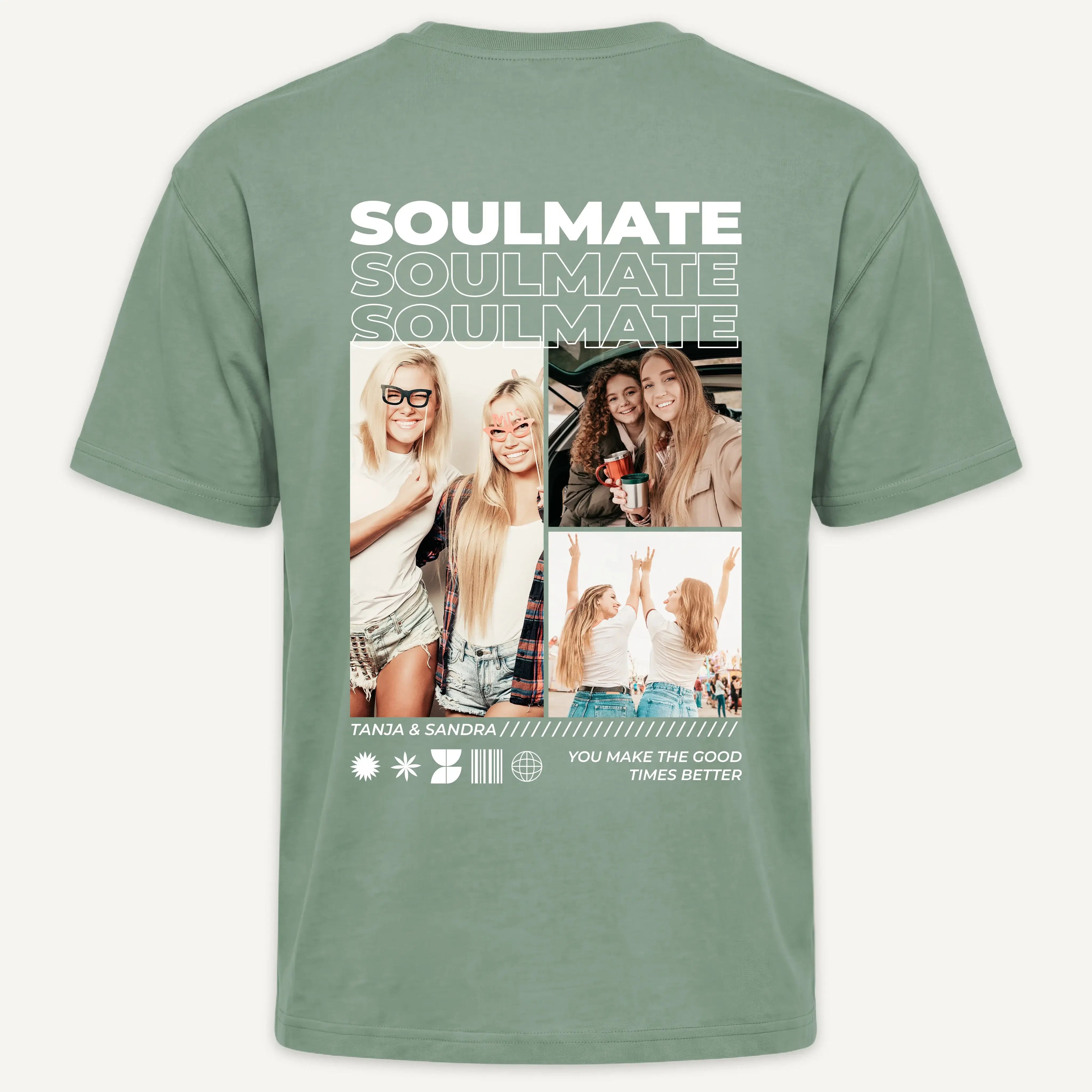 T-Shirt - Personalisiertes T-Shirt SOULMATE - personalisiert