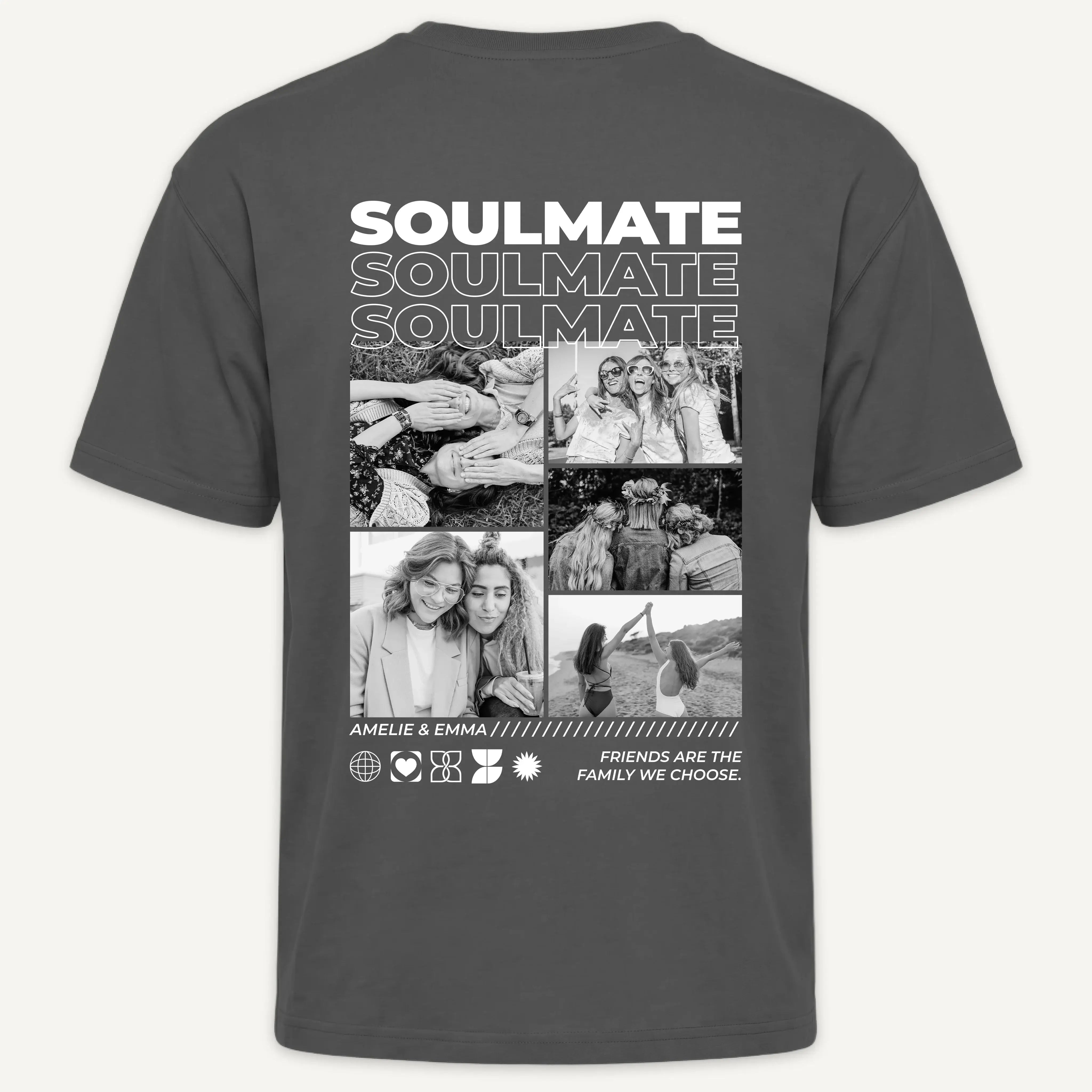 T-Shirt - Personalisiertes T-Shirt SOULMATE - personalisiert