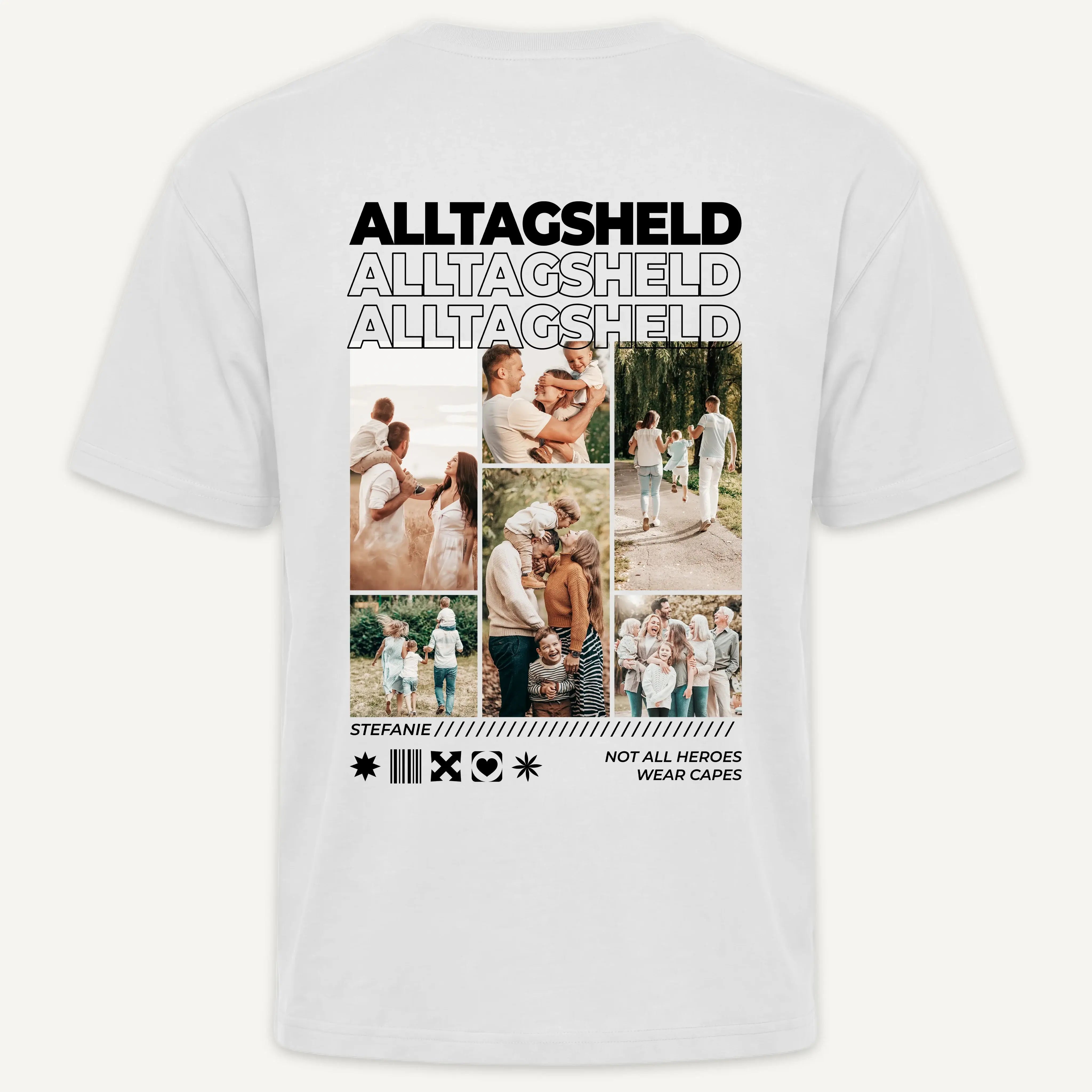 T-Shirt - Personalisiertes T-Shirt ALLTAGSHELD - personalisiert