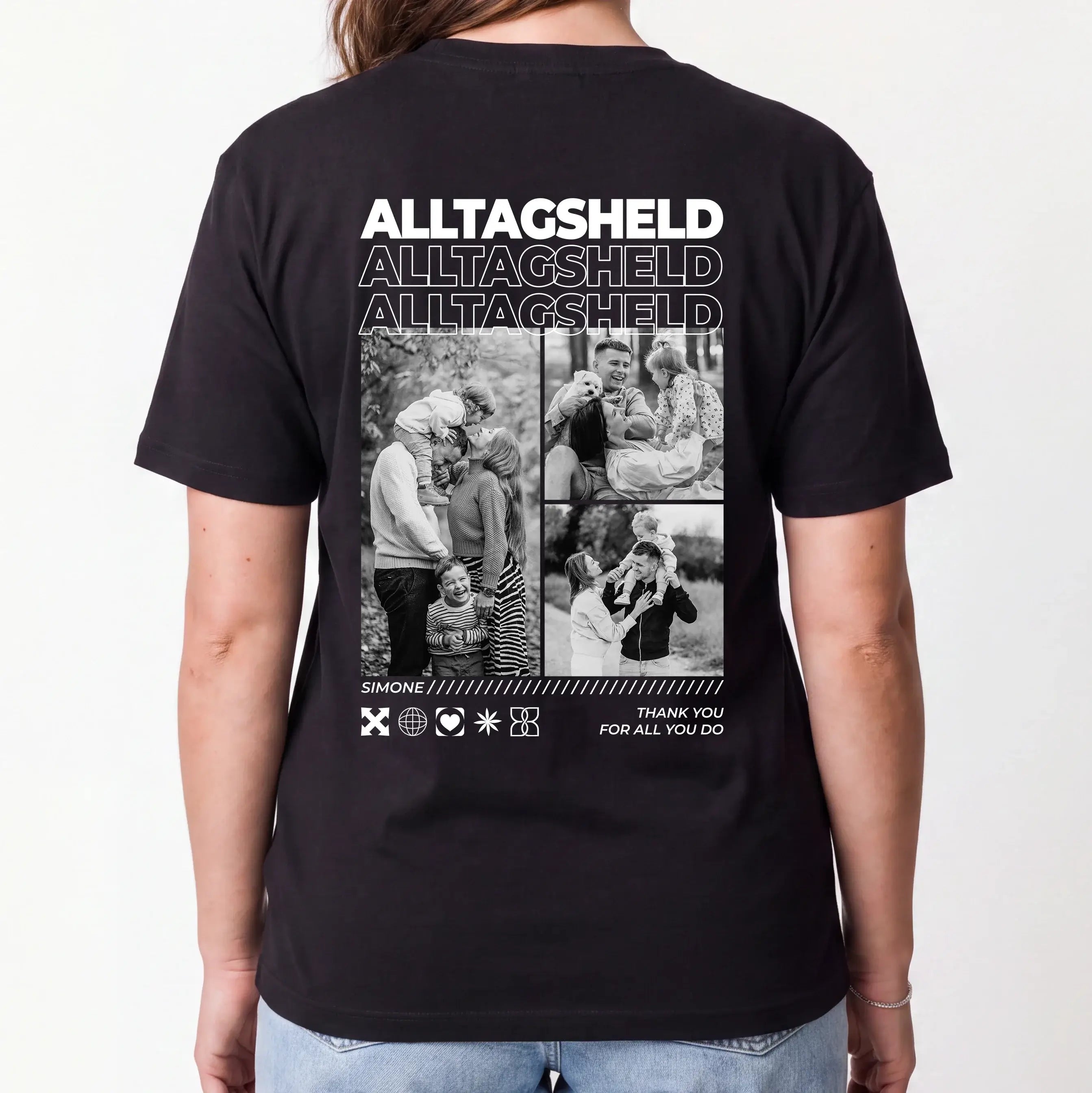 T-Shirt - Personalisiertes T-Shirt ALLTAGSHELD - personalisiert